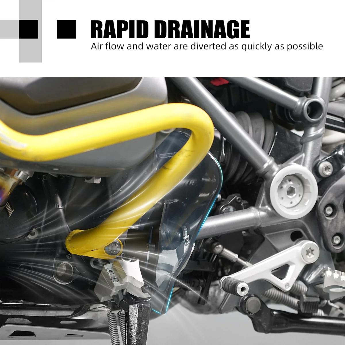 Pair Foot Splash Guards For BMW R1250 GS Adventure 2019-2024 - Image 3