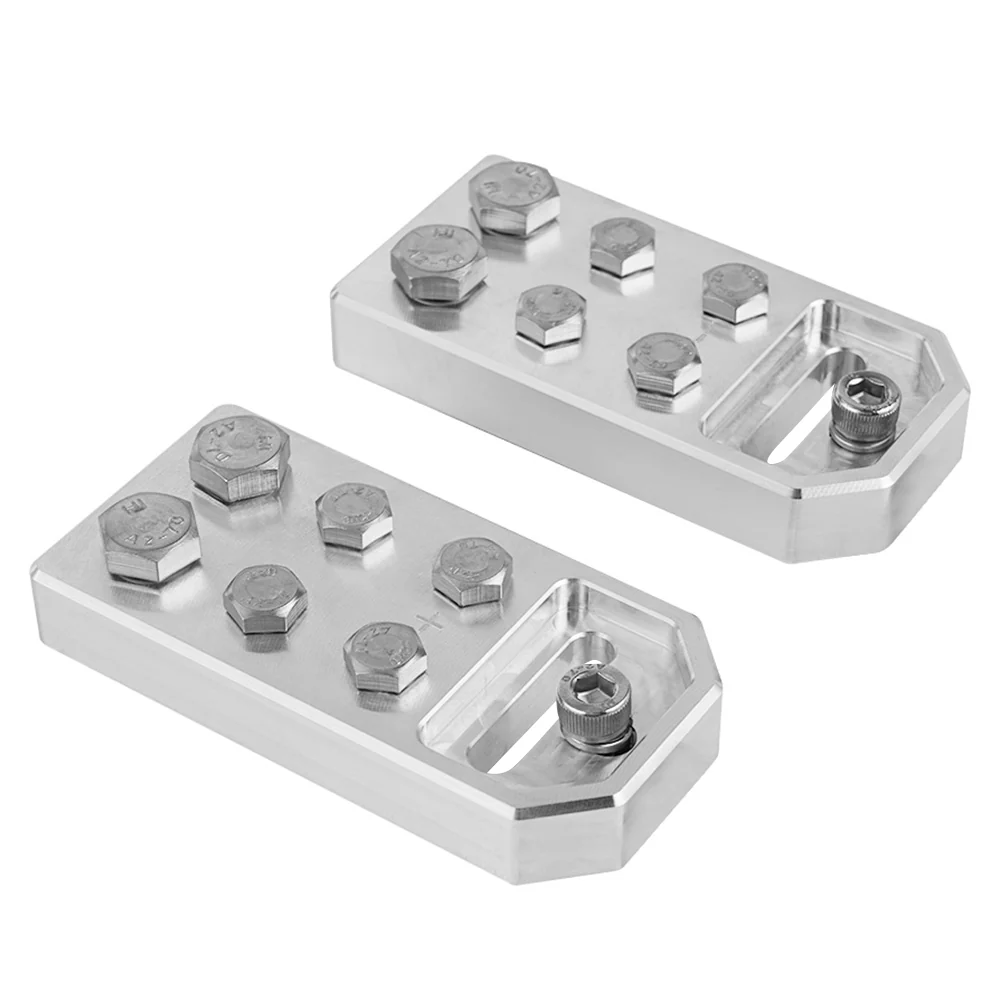 Pair of Car Audio For GA 6 Spot Flat Battery Terminals Bolt USE ONLY - Image 2