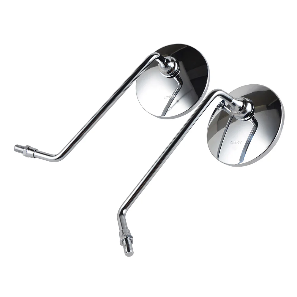 Pair of M10x1.25mm chrome-plated rearview mirrors for Honda XL125S CB650 GL1000 - Image 5