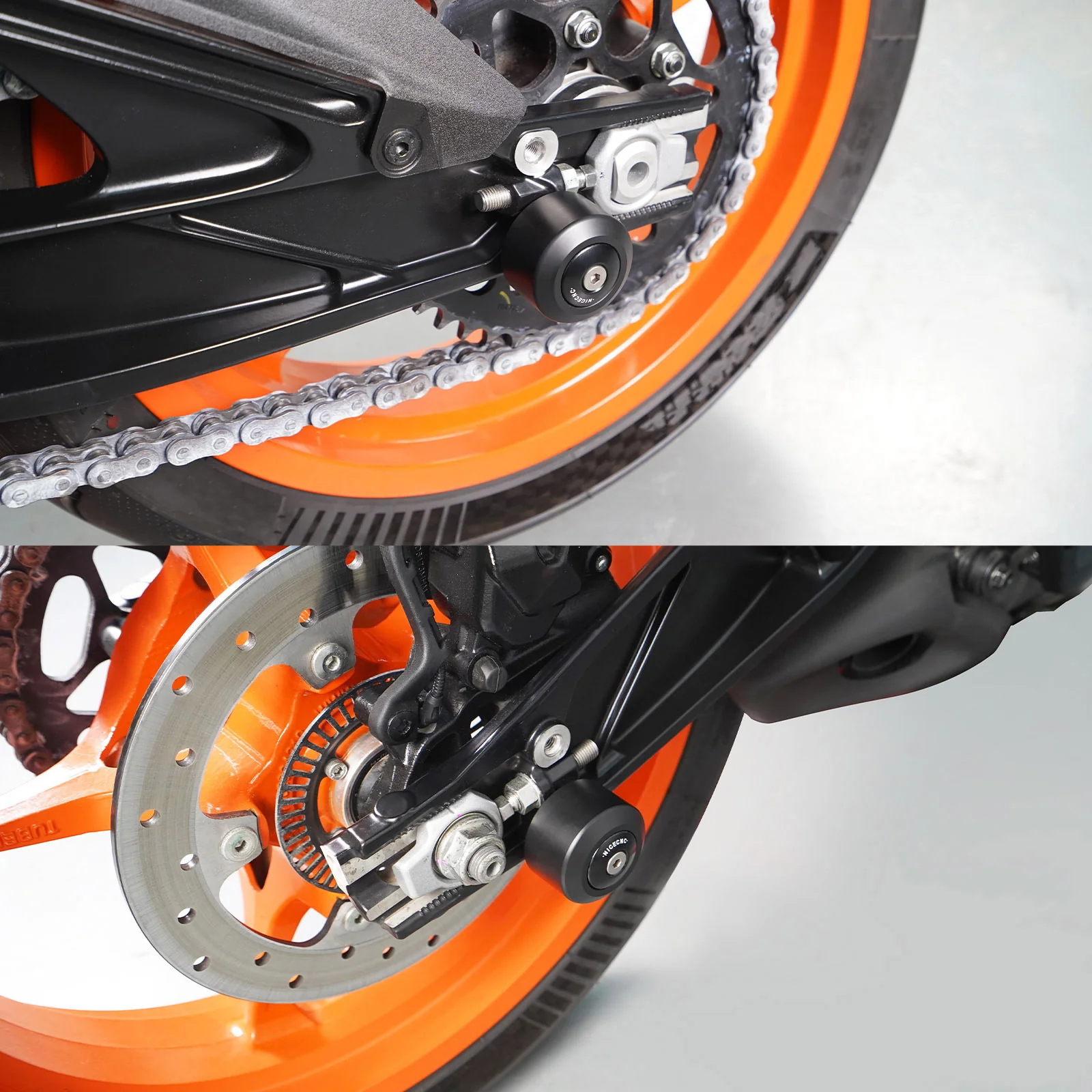 Rear Swingarm Slider Crash Bung Kit For KTM 390/250/125 Duke 2024 RC 390 2022-2023 - Image 3