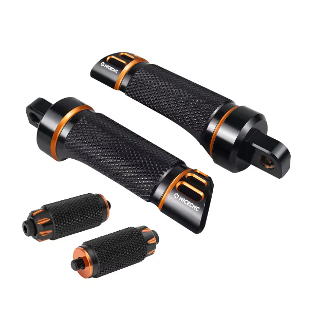Passenger Footpegs Footrests + Shifter Pegs For Harley Road King Street Glide - Image 2