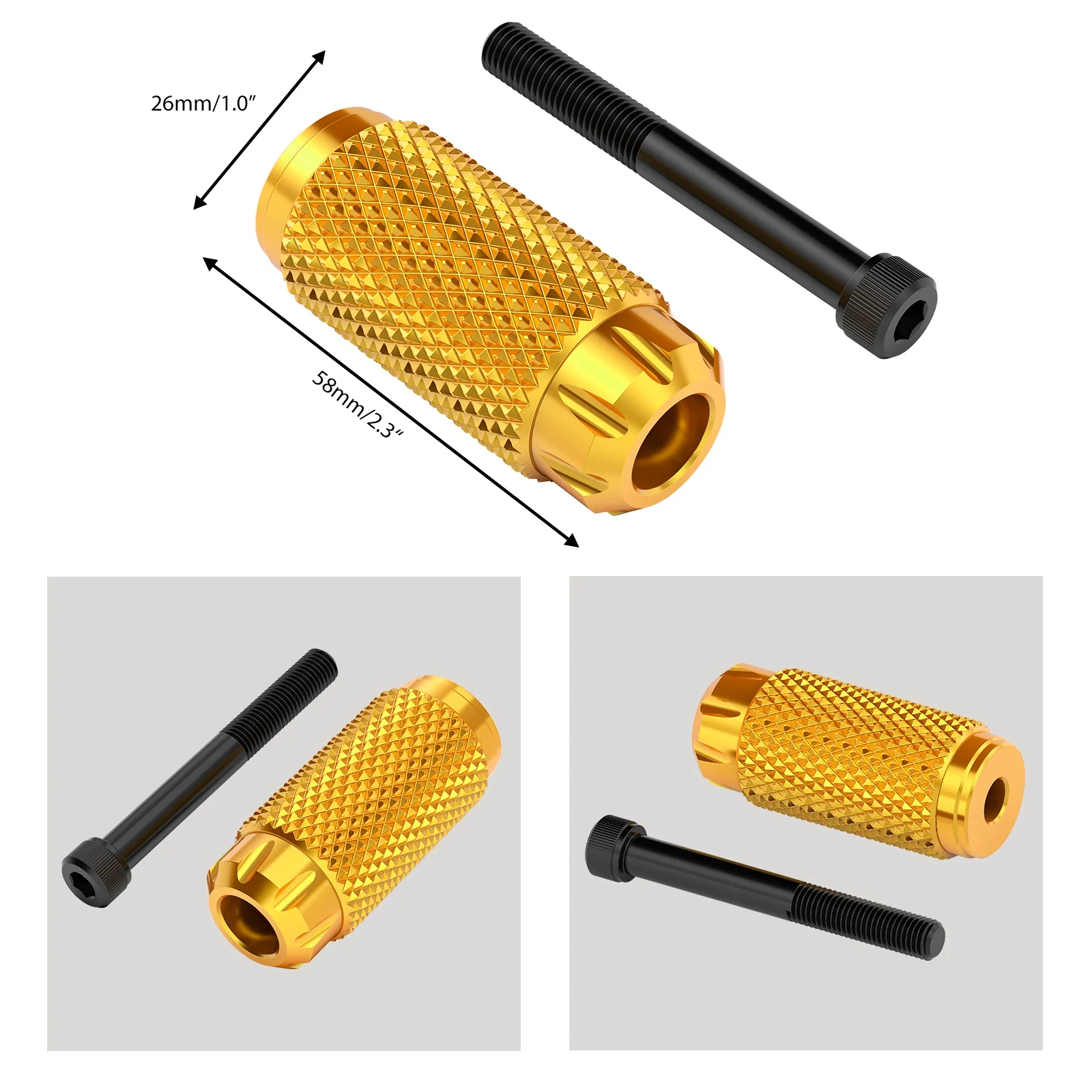 Passenger Footpegs Footrests + Shifter Pegs For Harley Road King Street Glide - Image 24