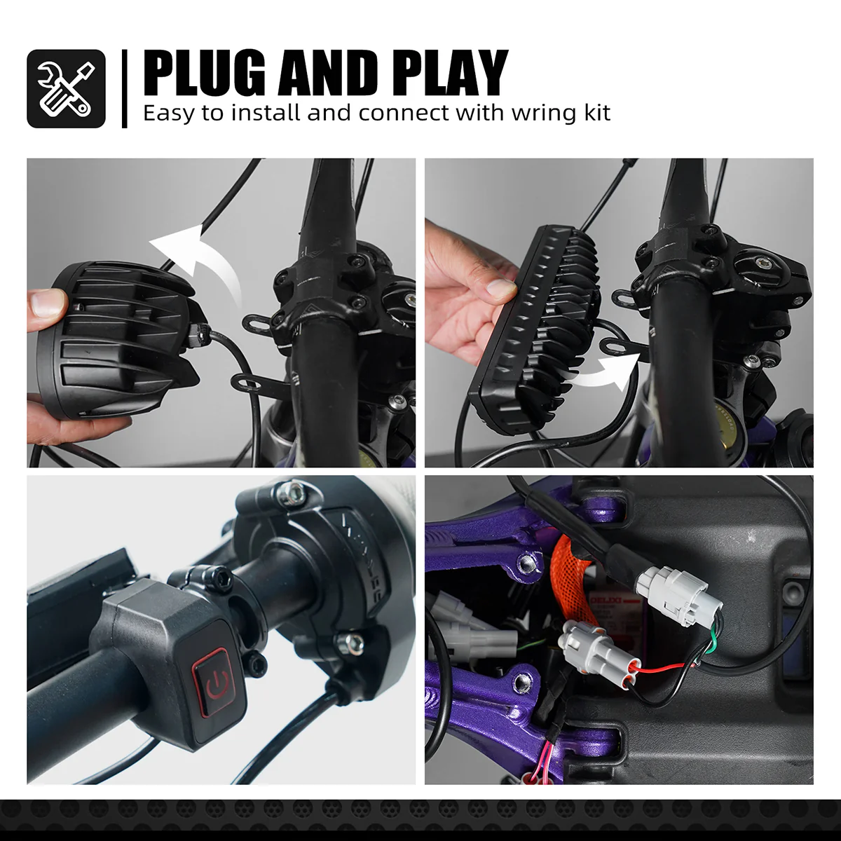 Plug & Play LED Headlight For Surron Light Bee X/ S/ L1E Segway X160 X260 - Image 6