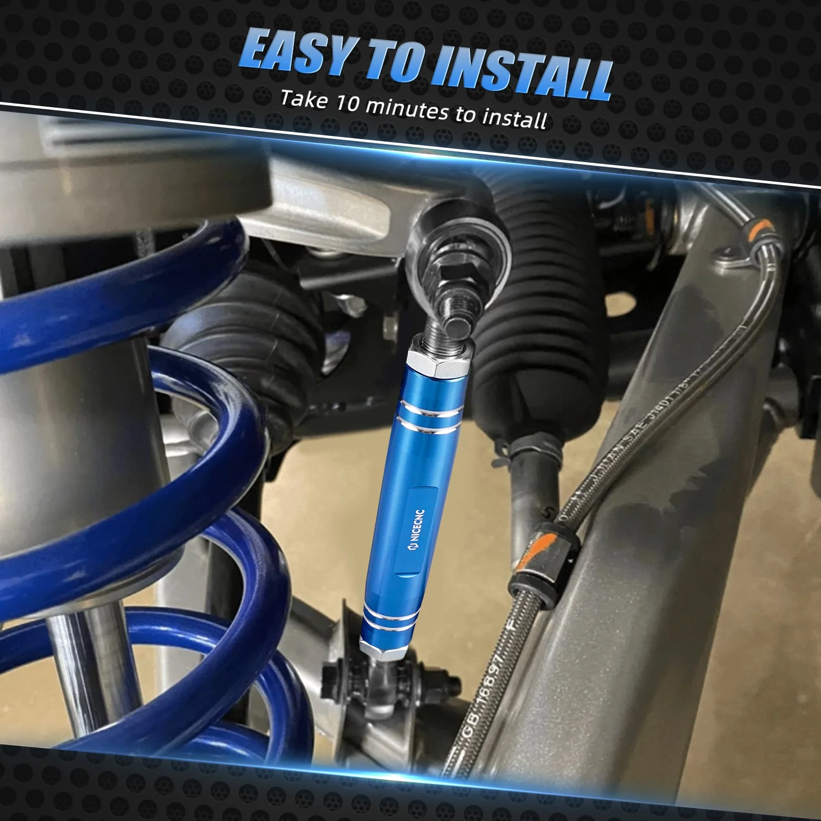 Anti-Roll Front Sway Bar Stabilizer Link Kit For Polaris RZR Turbo / Pro R 4 2022-2024 - Image 2