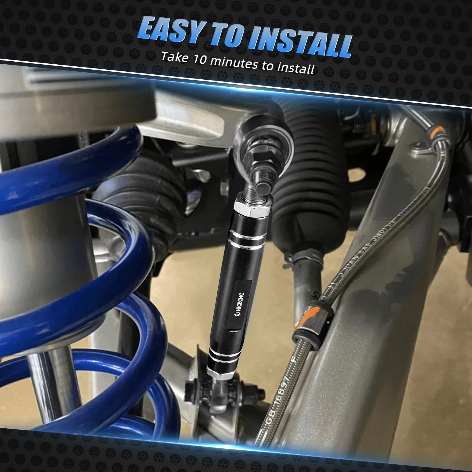 Anti-Roll Front Sway Bar Stabilizer Link Kit For Polaris RZR Turbo / Pro R 4 2022-2024 - Image 3