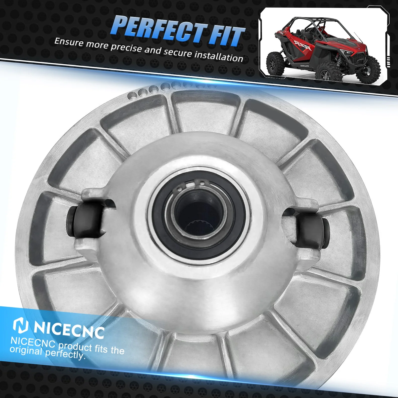 Secondary Clutch Rollers Pin Kit For Polaris RZR XP 4 1000 900 Ranger 570 - Image 2