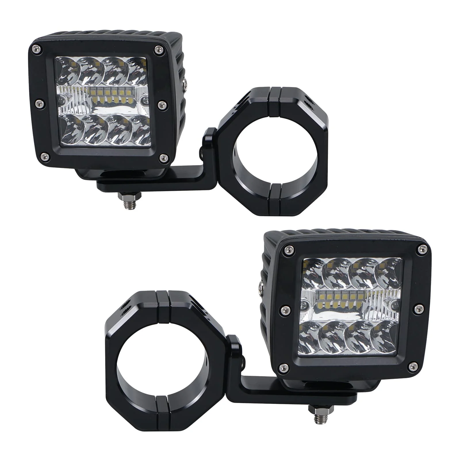 Backup Rear Pillar LED Work Lights w/Brackets For Can-Am Maverick X3 2017-2023 - Image 7