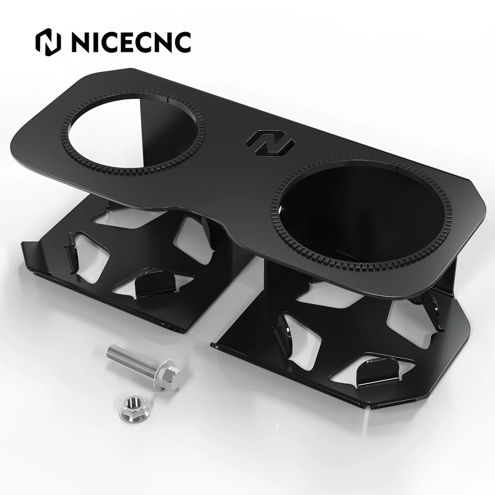 Dual Grab Bar Drink Cup Holder For Polaris RZR XP 1000 Turbo 900 800 570 - Image 4