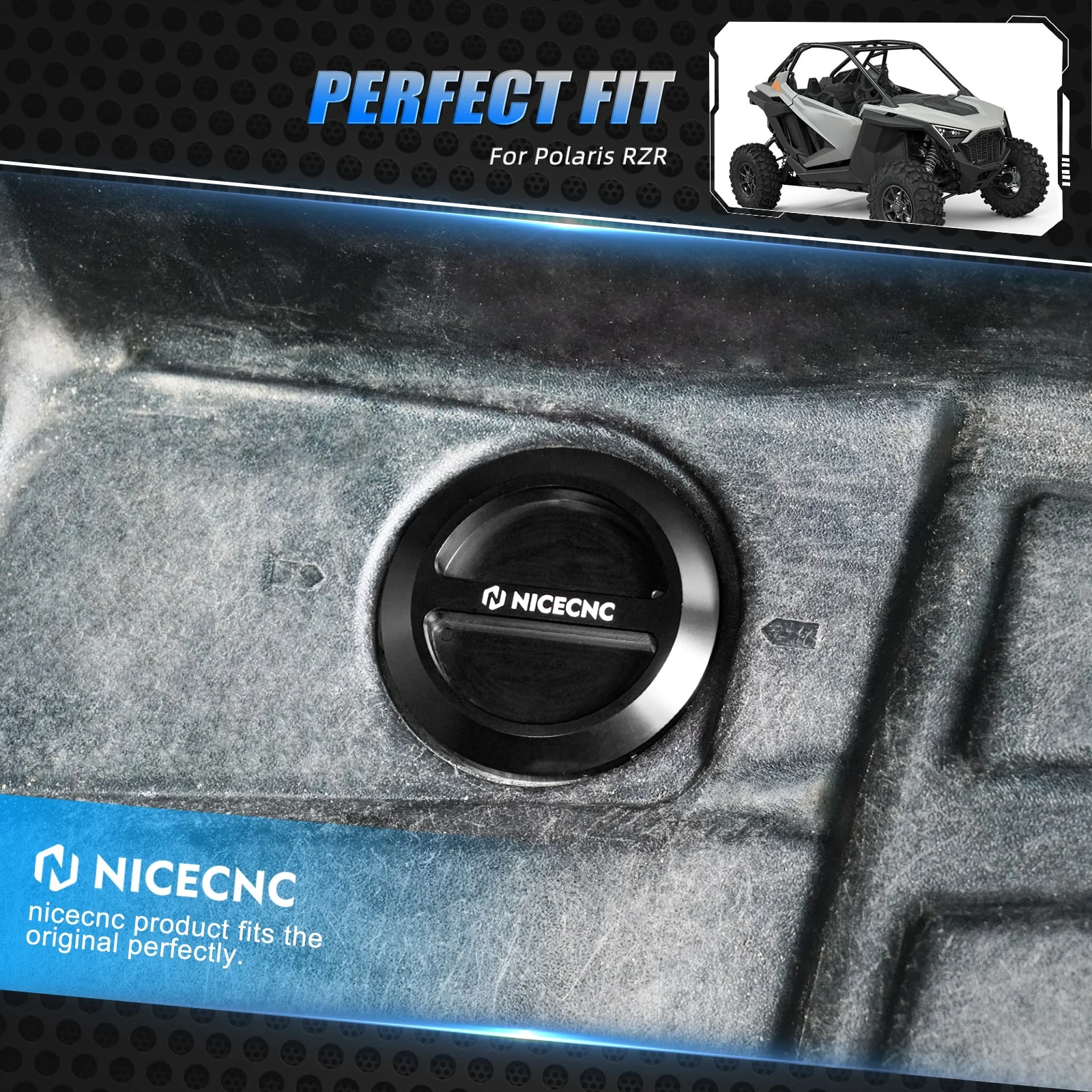 Upgraded Twist Floor Drain Plugs For Polaris RZR XP 4 900 General 1000 - Image 4