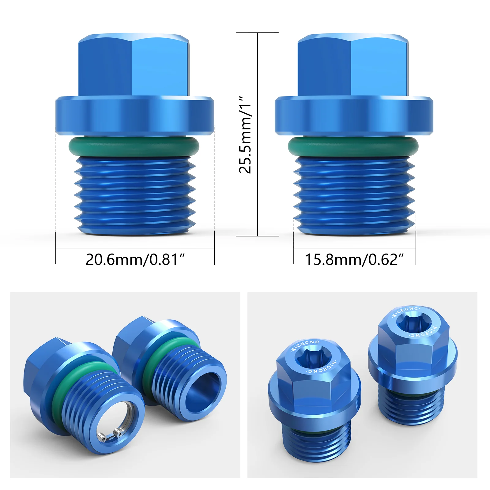 Front Differential Fill Drain Plug Kit For Polaris RZR XP 4 Turbo General 1000 - Image 11