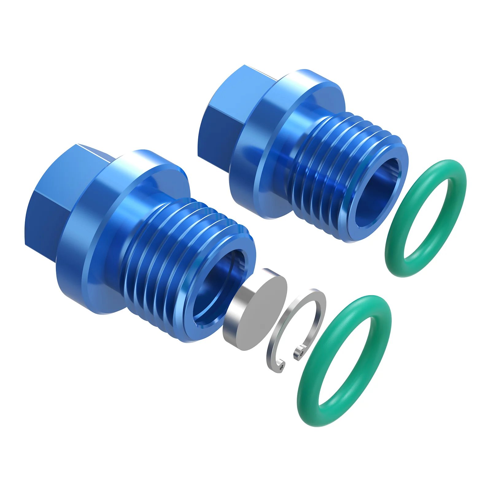 Front Differential Fill Drain Plug Kit For Polaris RZR XP 4 Turbo General 1000 - Image 12