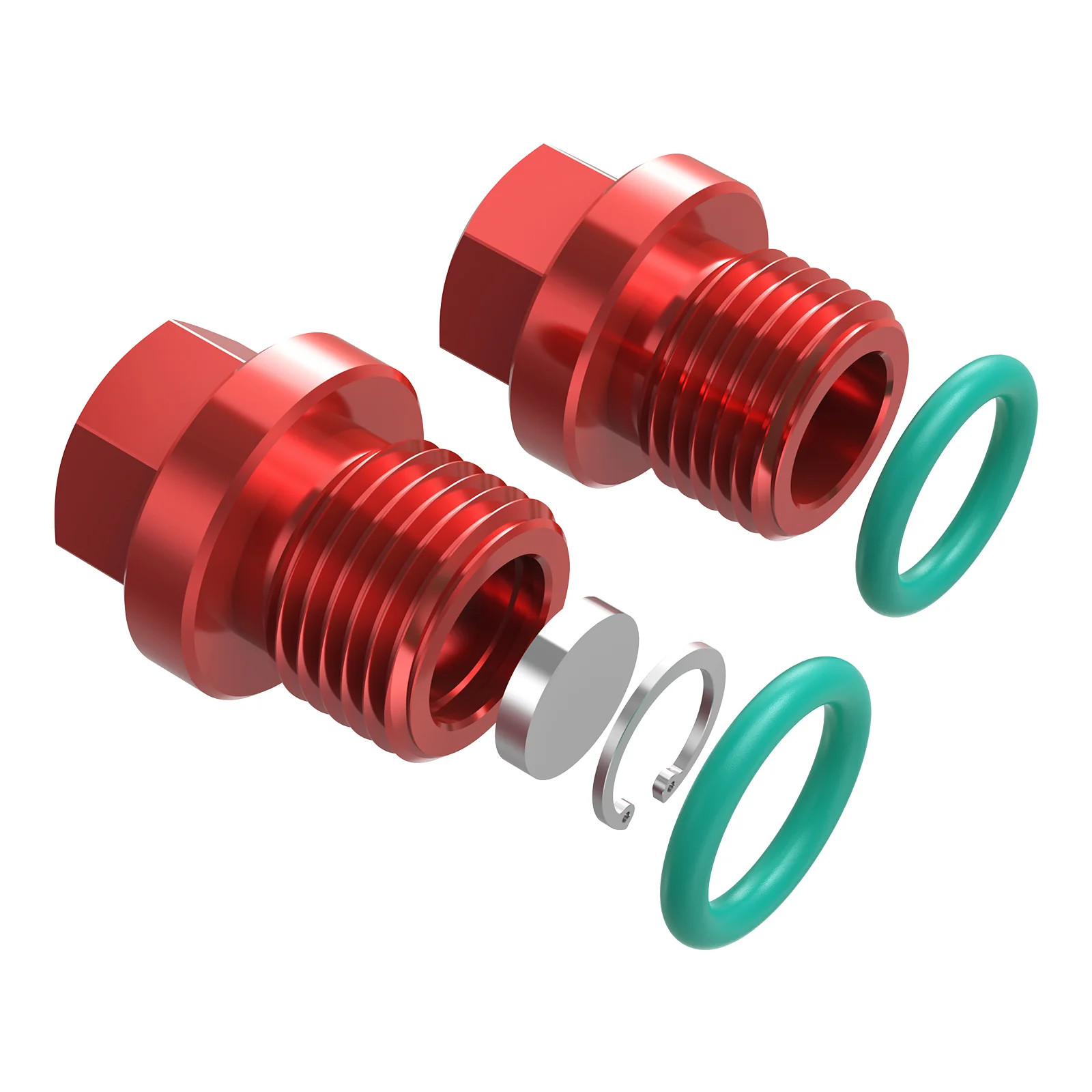 Front Differential Fill Drain Plug Kit For Polaris RZR XP 4 Turbo General 1000 - Image 8