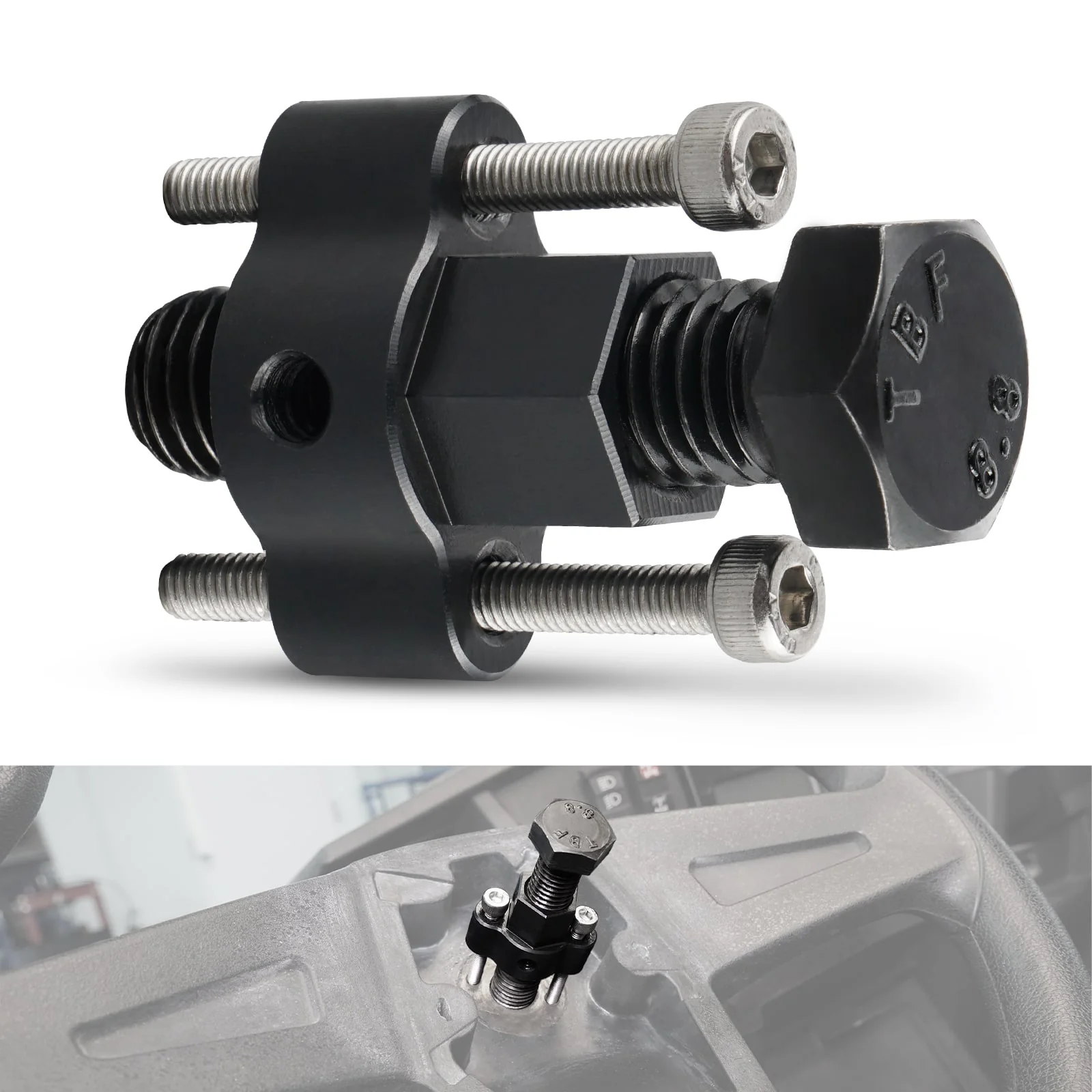 UTV Steering Wheel Puller Removal Changing Tool For Polaris RZR XP 4 General 1000 - Image 6
