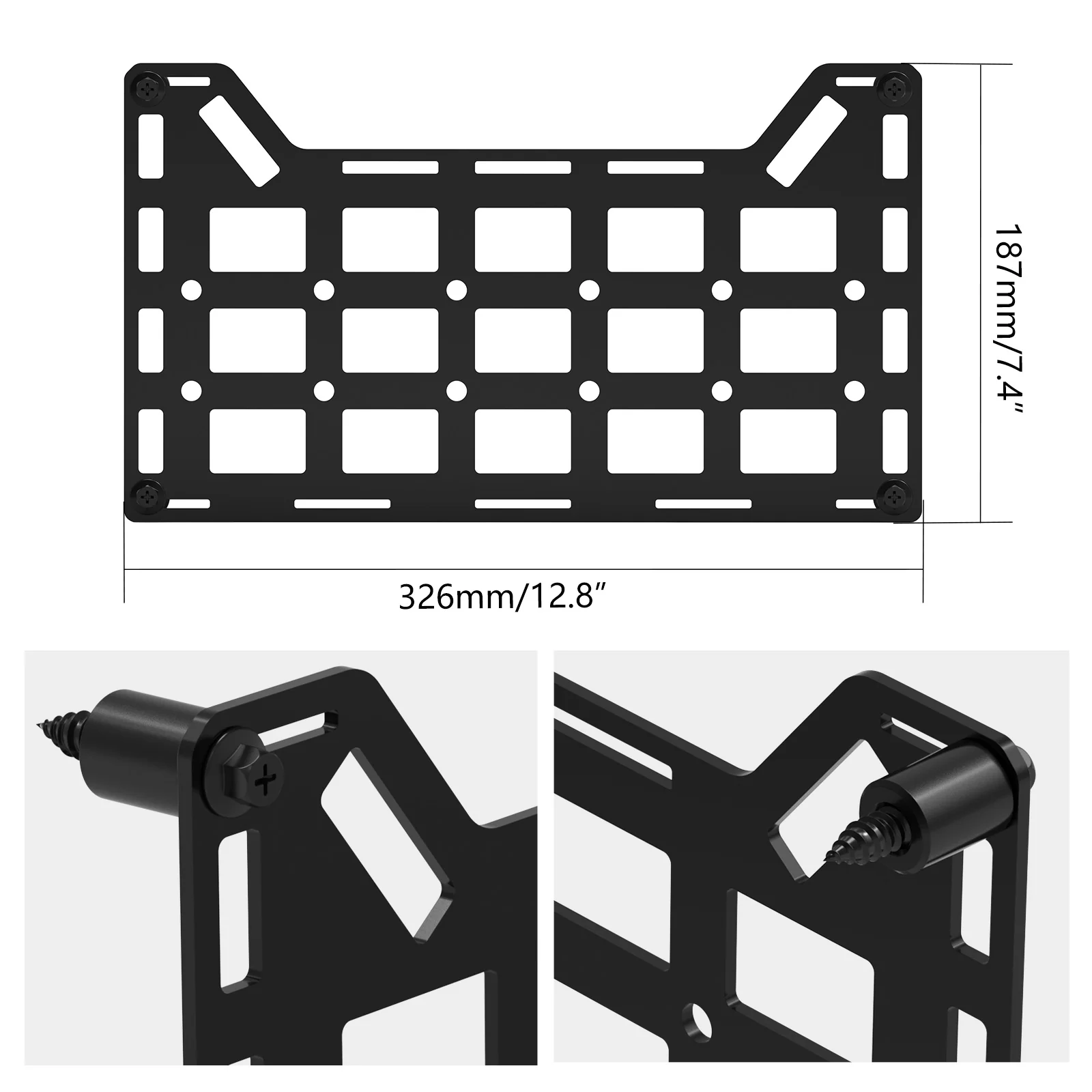 Rigid Molle Organizer Panel For Polaris RZR XP 1000 900 800 PRO R Trail General 1000 - Image 3