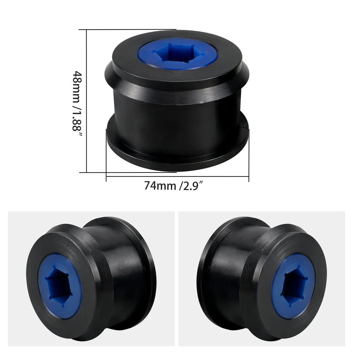 Poly Front Control Arm Bushings Kit For BMW E46 Z4 E85 E86 - Image 3