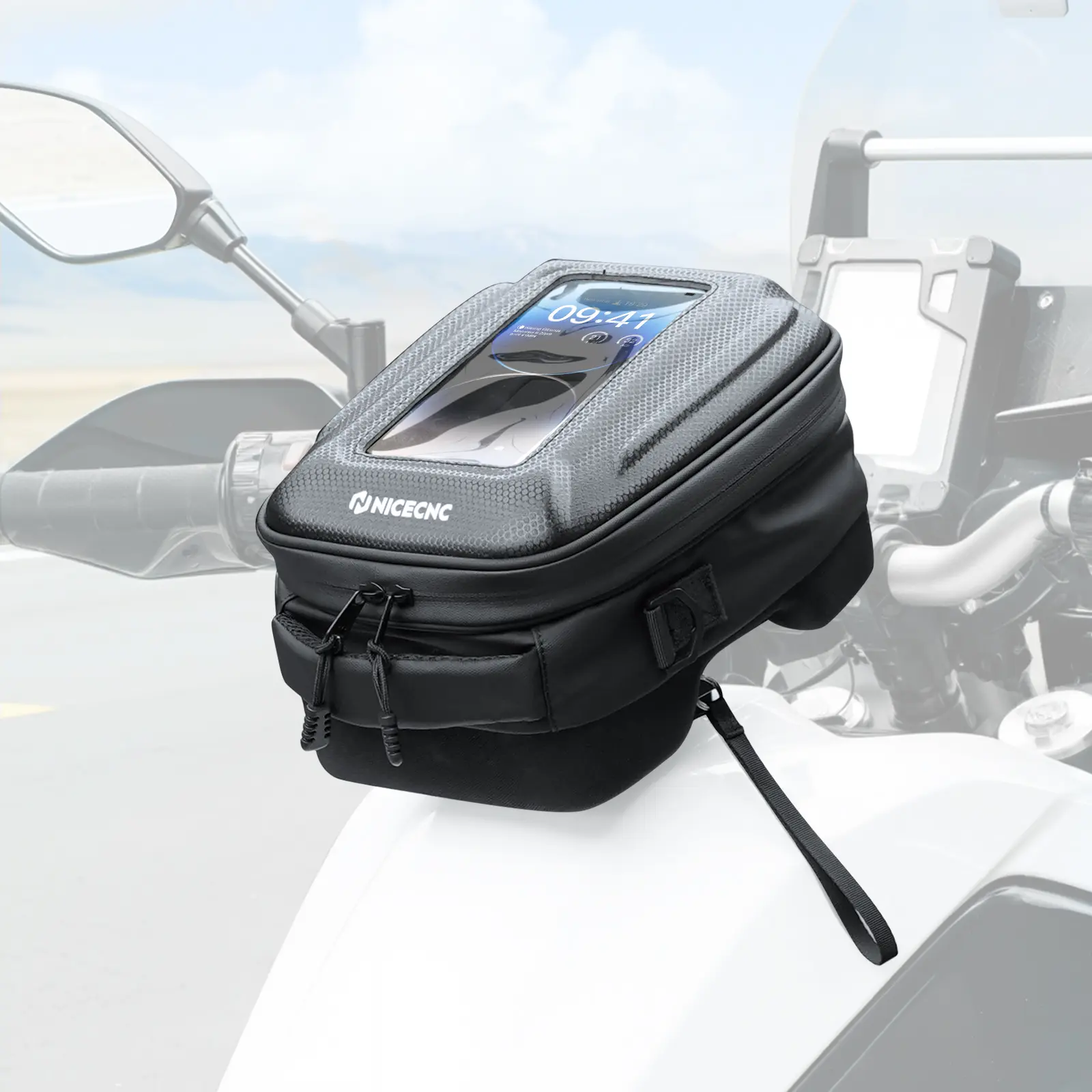 Quick-Release Tank Bag Push-Pull Lock System For Yamaha Tenere 700 2019-2025 - Image 2