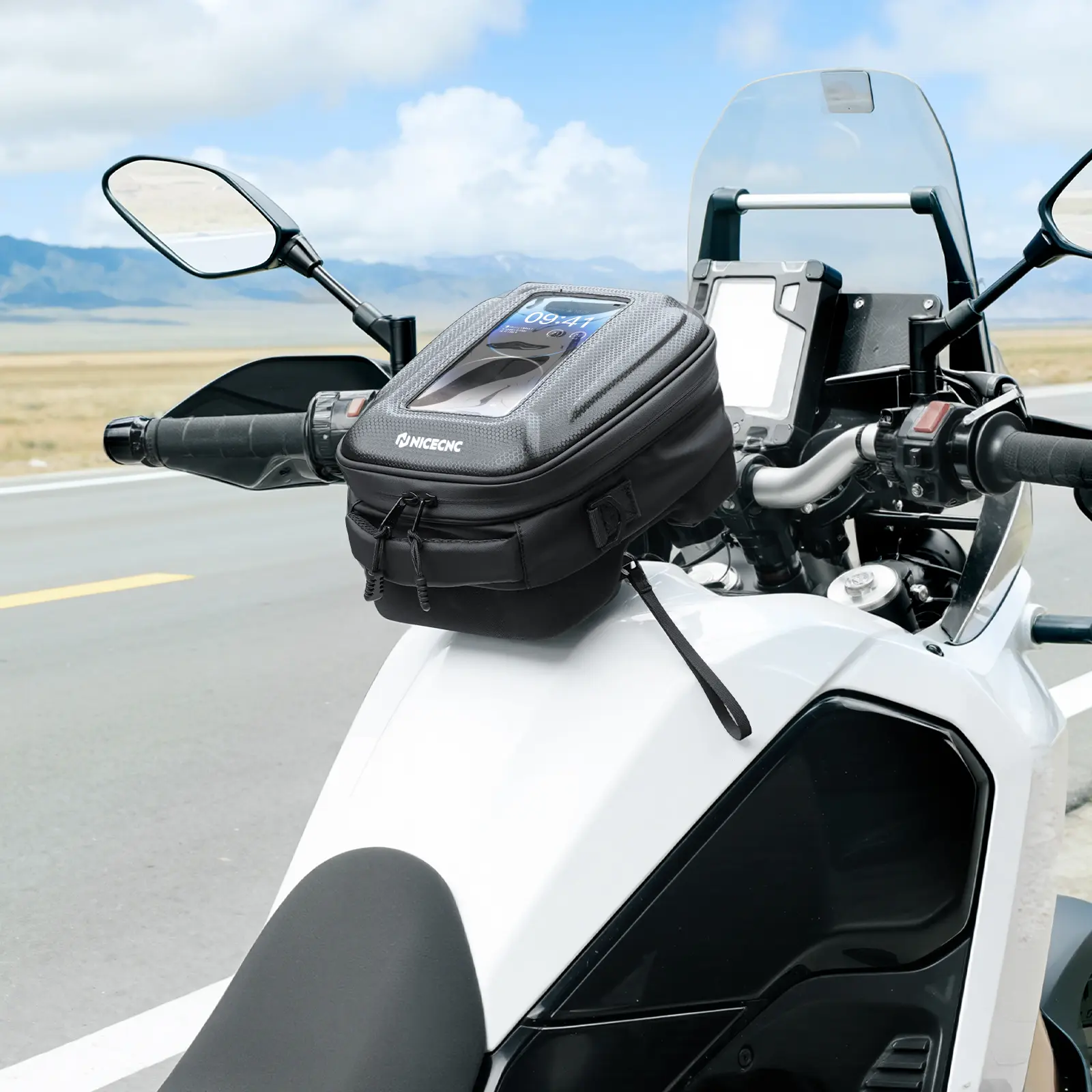 Quick-Release Tank Bag Push-Pull Lock System For Yamaha Tenere 700 2019-2025 - Image 5