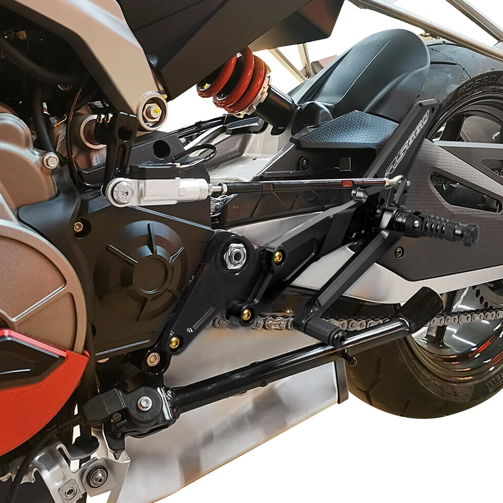Racing Adjustable Rear Sets Footrest  for Aprilia RS660 2021-2023 Tuono 660 2021-2023 - Image 3