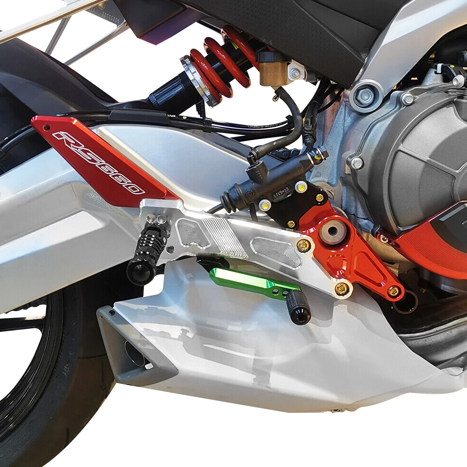 Racing Adjustable Rear Sets Footrest  for Aprilia RS660 2021-2023 Tuono 660 2021-2023 - Image 5