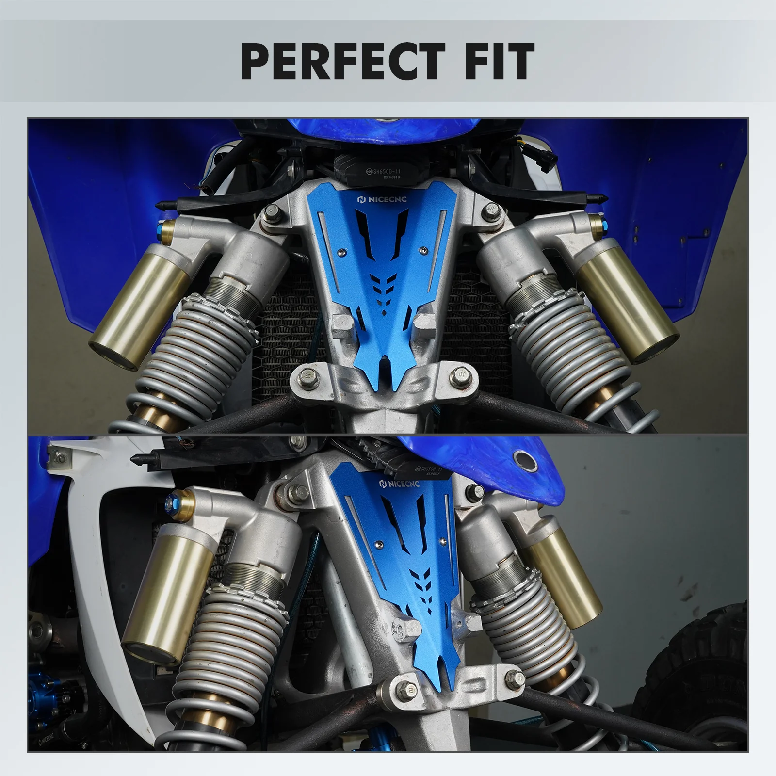 Radiator Cooler Stabilizer Roost Guard Mud Cover For Yamaha YZF450R 2009-2024 - Image 17
