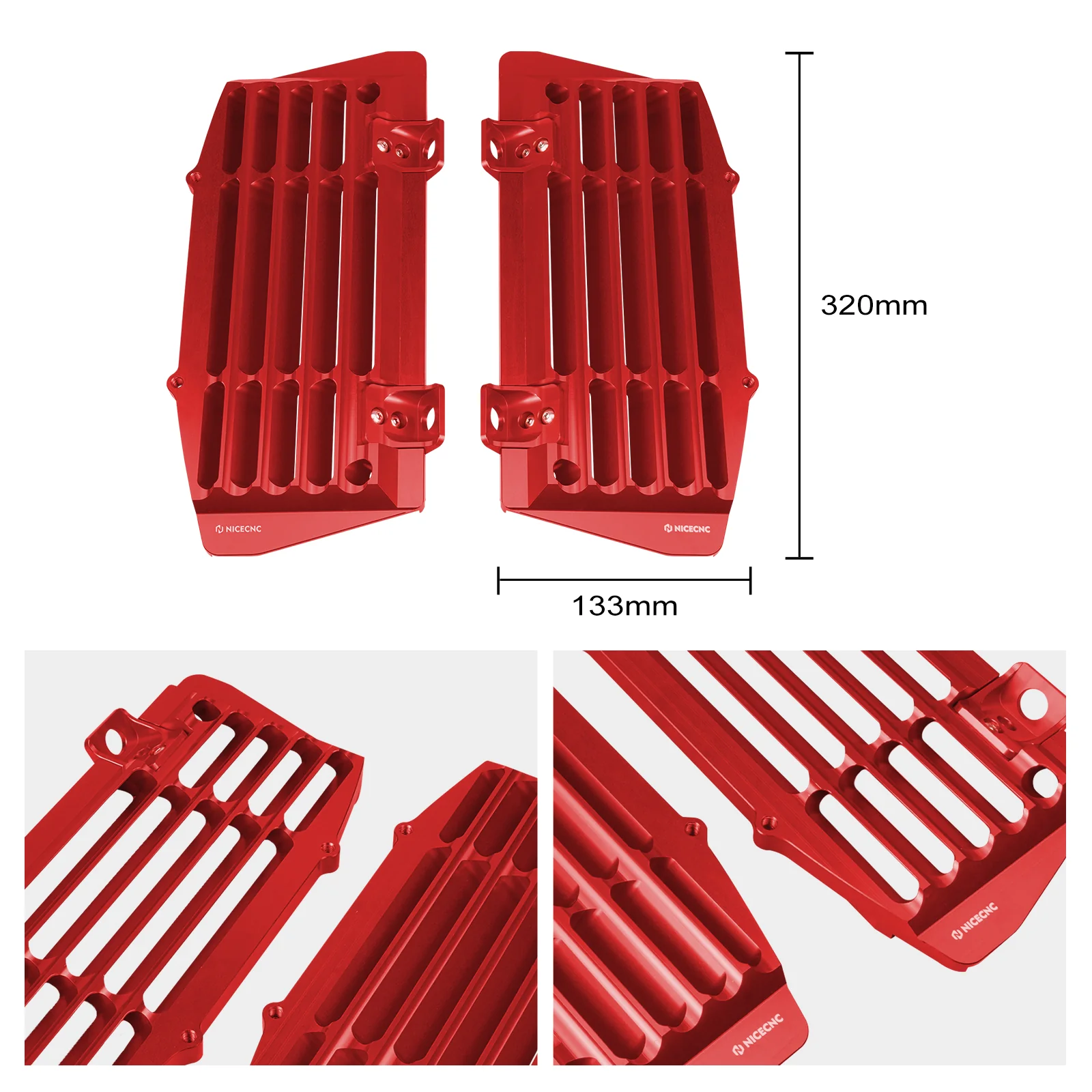 Radiator Guards for KTM 350 500 EXCF 2017-2023 - Image 9