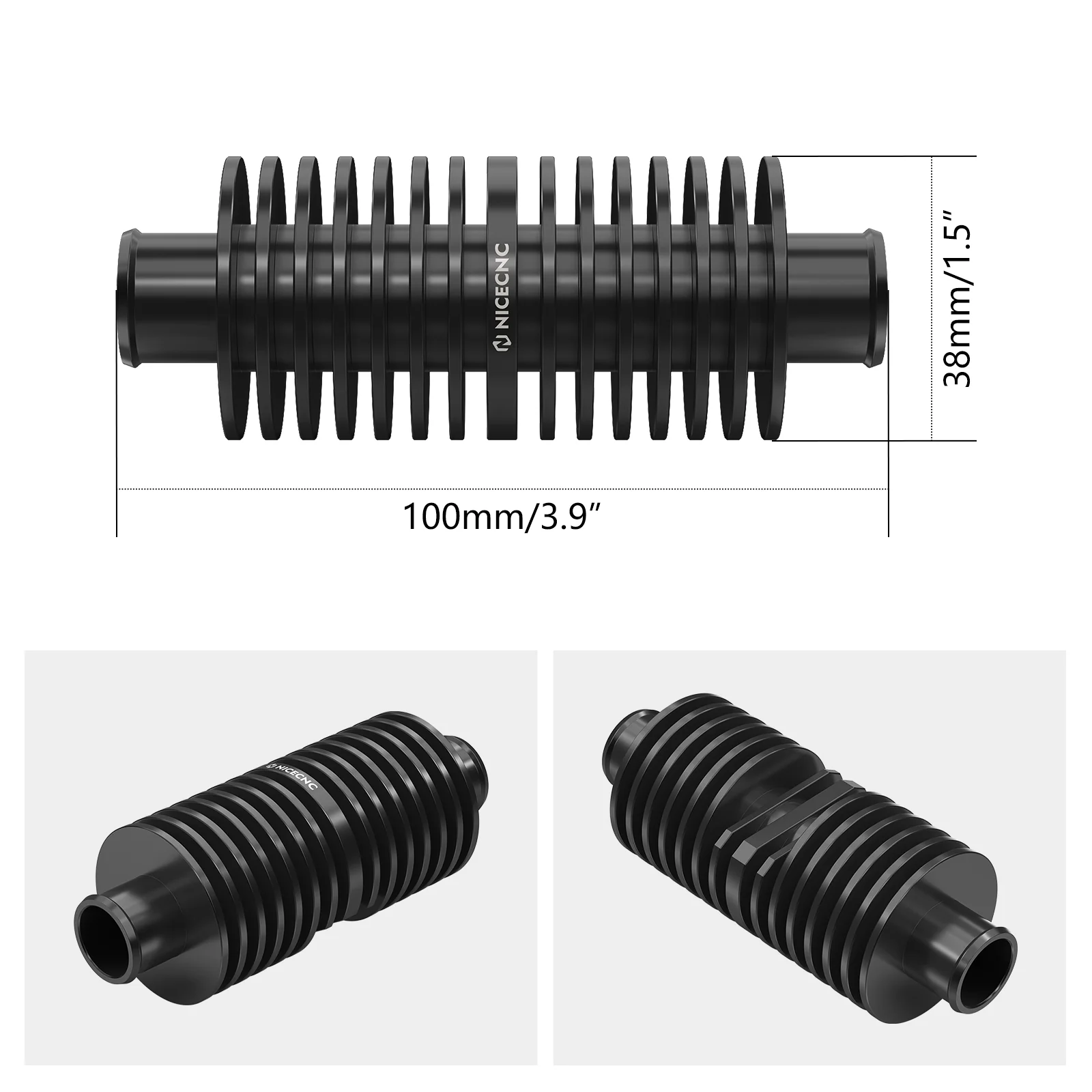 Radiator In Line Water Cooler with Clamps For KTM Husqvarna 2023-2024 GasGas 2024 - Image 10