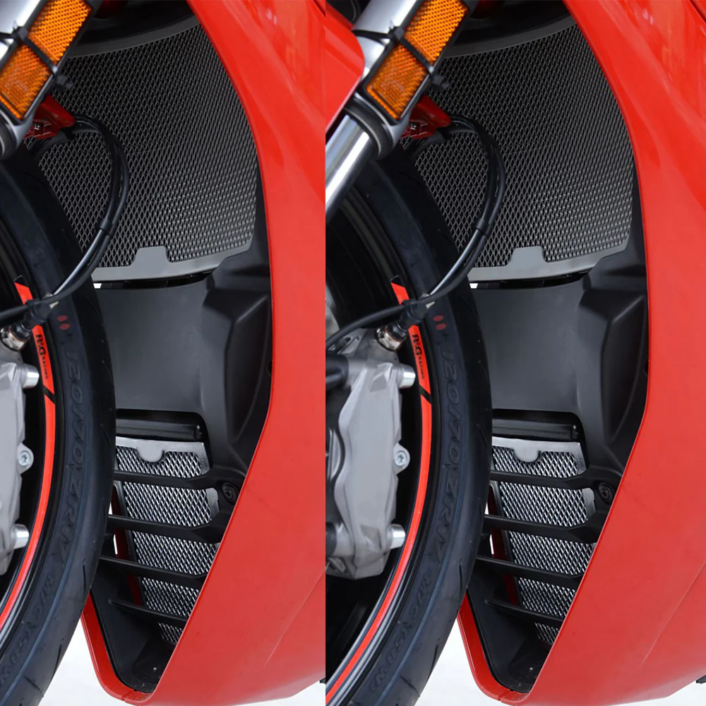 Radiator Oil Cooler Guard Cover for Ducati Super Sport 2017-2020 - Image 2