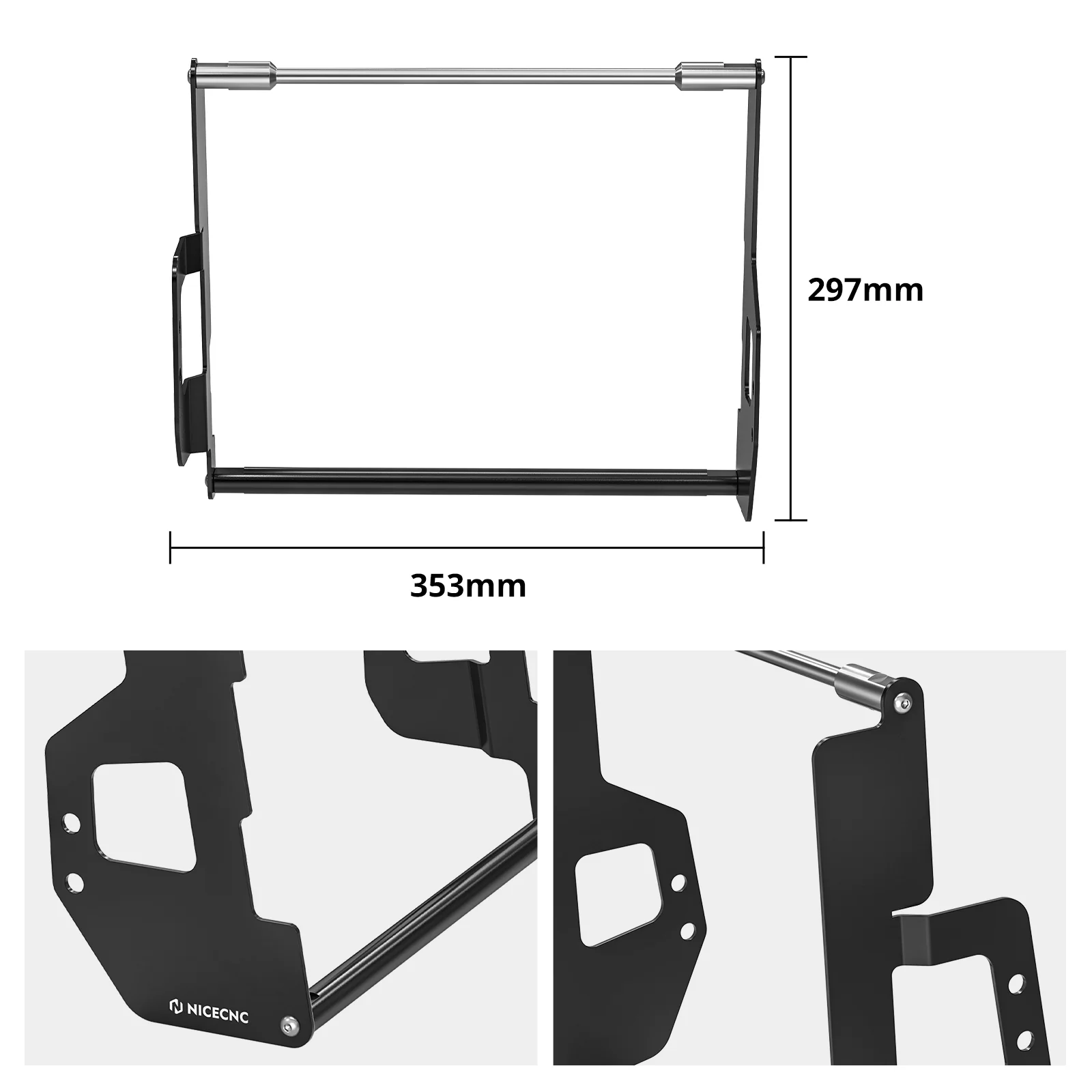 Radiator Guard For Yamaha Tenere 700 / XTZ700 2019-2024 - Image 3