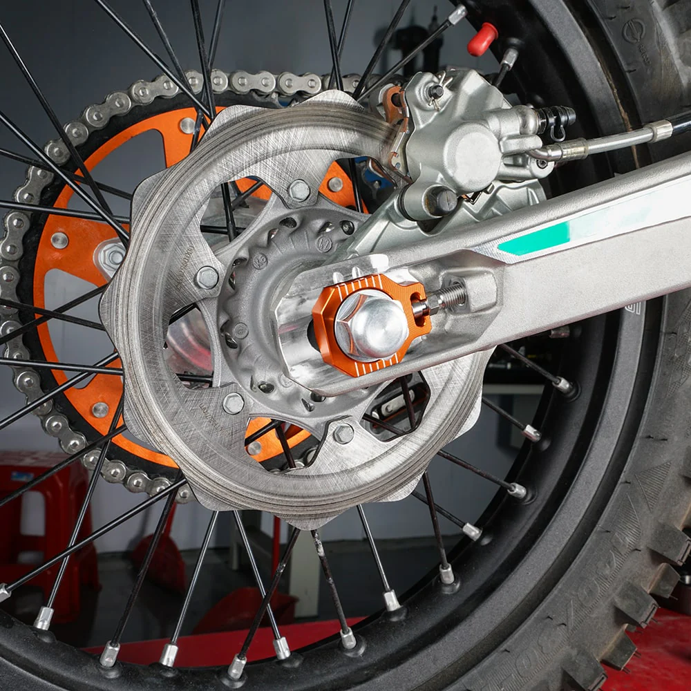 Rear Axle Blocks Chain Adjuster For KTM Husqvarna Gasgas - Image 2