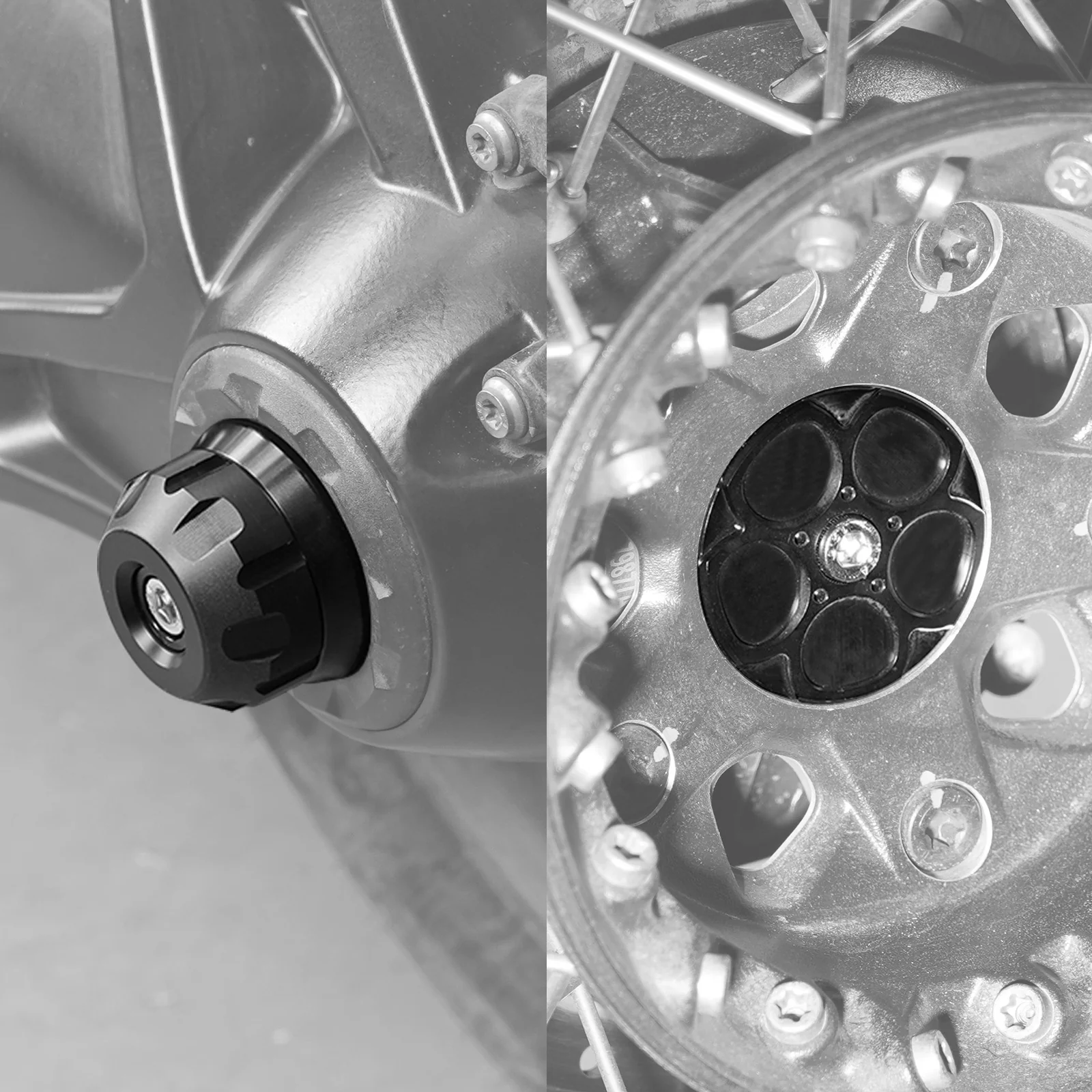 Rear Axle Fork Wheel Crash Protector For BMW R1250GS / Adventure - Image 3