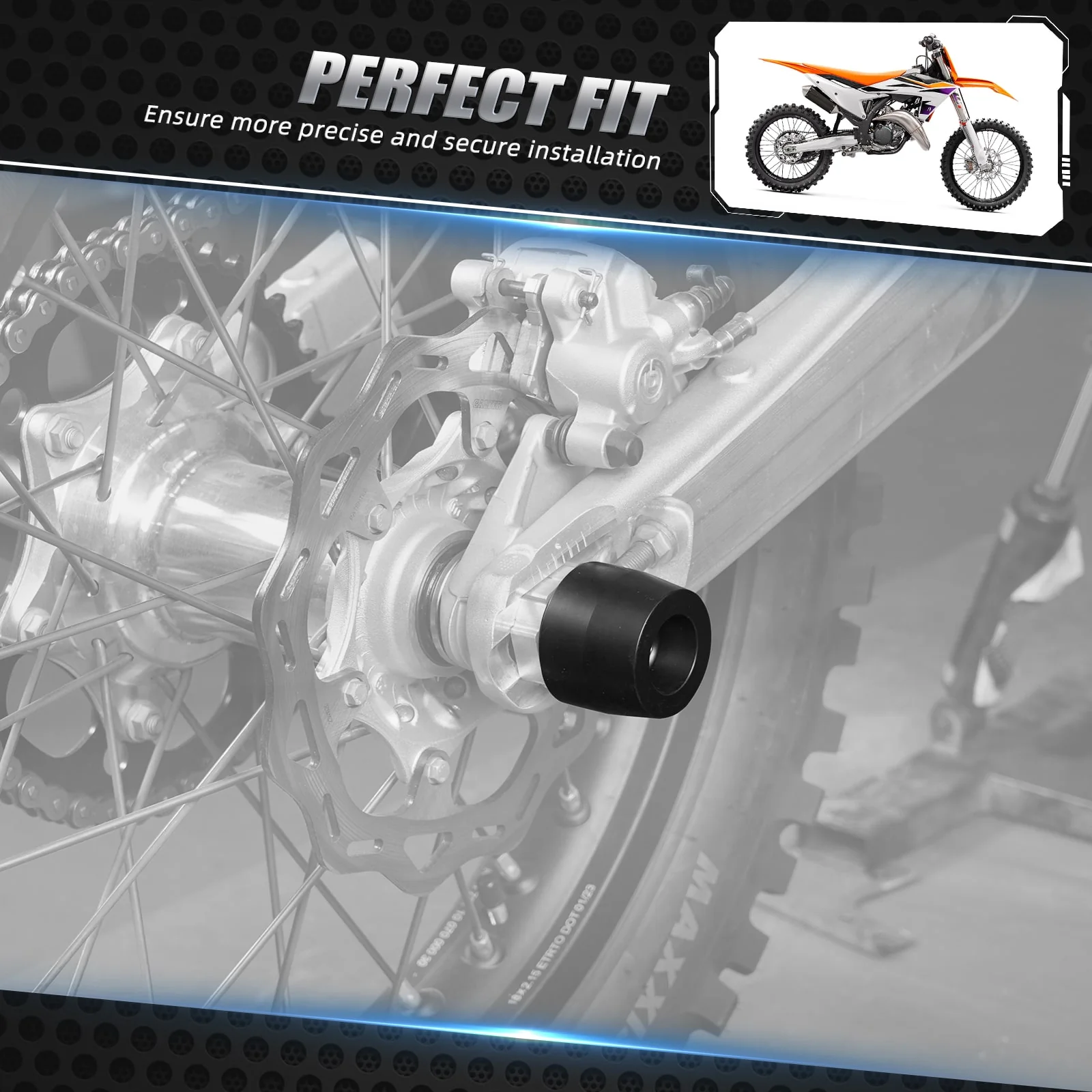 Rear Axle Slider Fork Protector Guard For KTM 350 500 EXC-F 2024 - Image 11