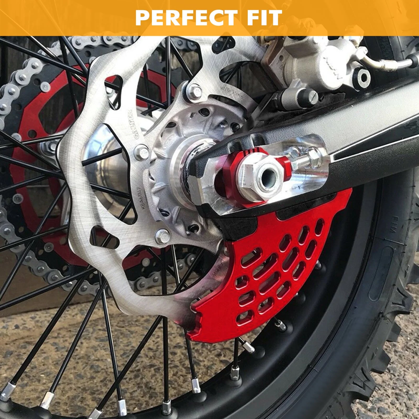 Rear Brake Caliper Support Disc Guard For Beta - Image 2