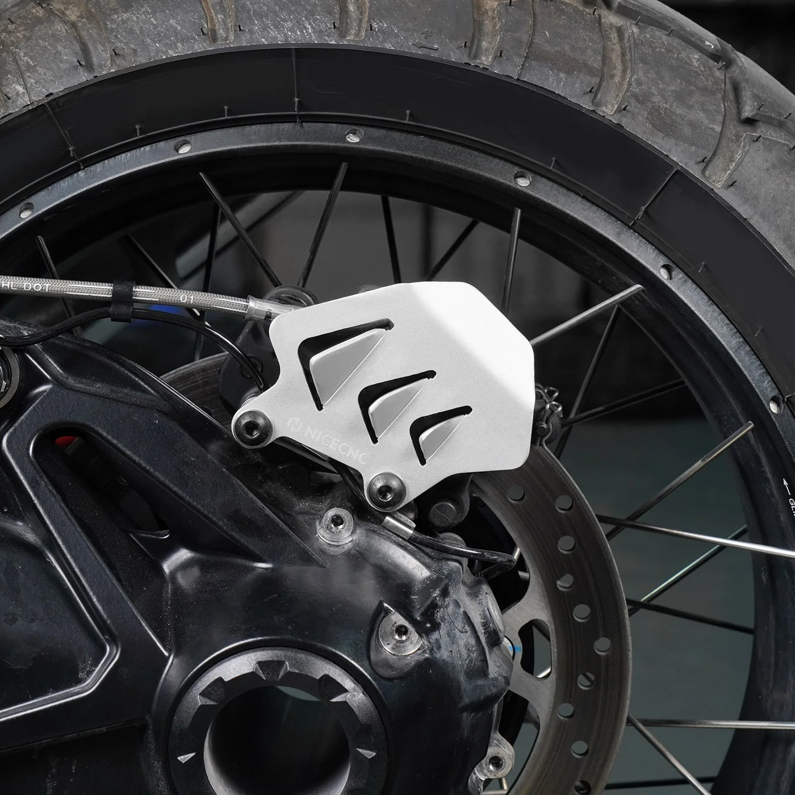 Rear Brake Caliper Guard For BMW R1200GS Adventure 2013-2018 R1250GS Adv 2019-2024 R1250RS 2018-2024 - Image 2