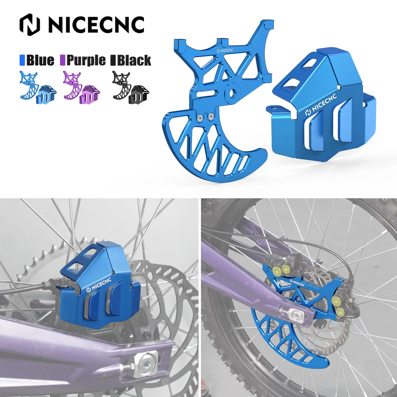 Rear Brake Disc Guard + Caliper Guard For Surron Light Bee X/ S/ L1E Segway X160 X260 - Image 3