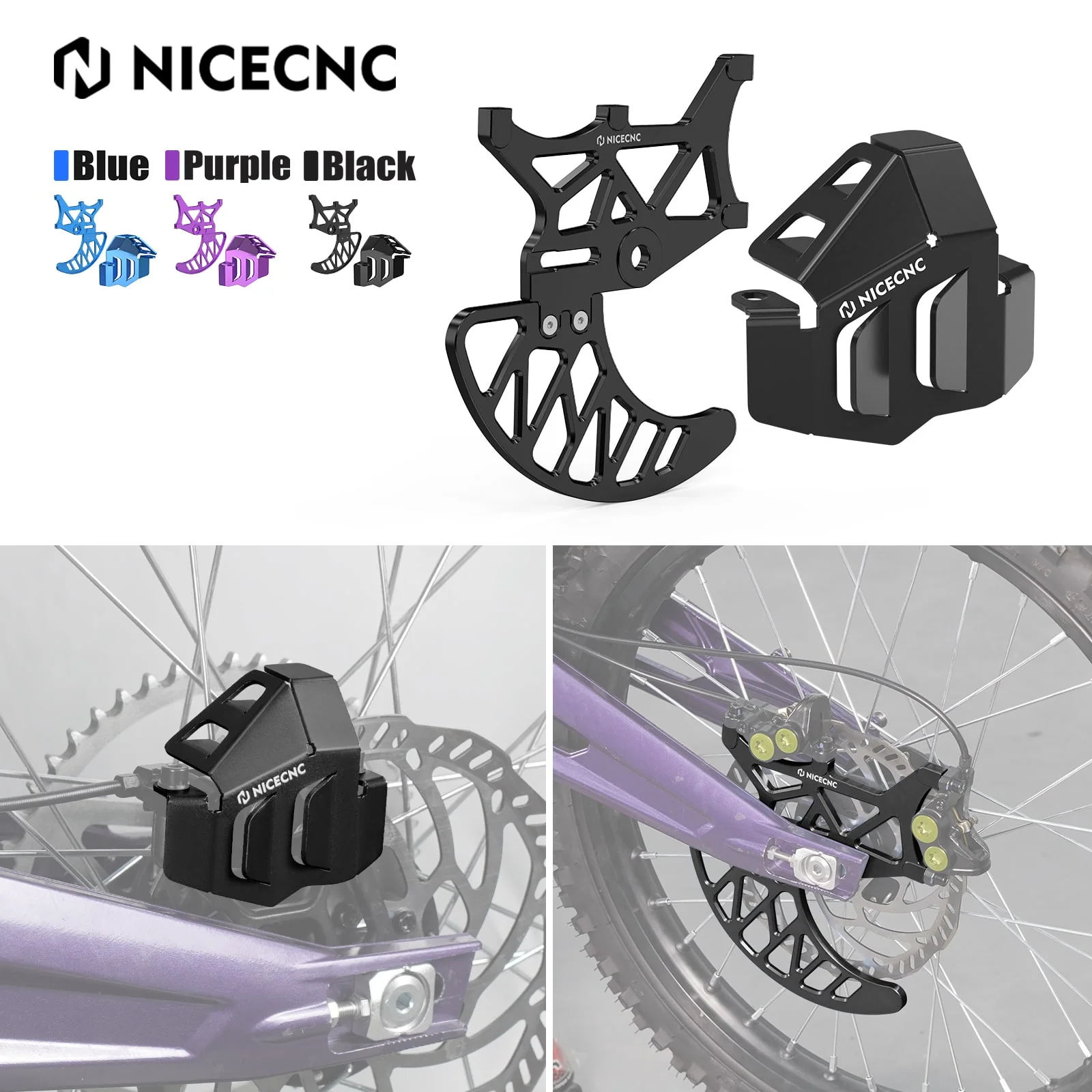 Rear Brake Disc Guard + Caliper Guard For Surron Light Bee X/ S/ L1E Segway X160 X260 - Image 4