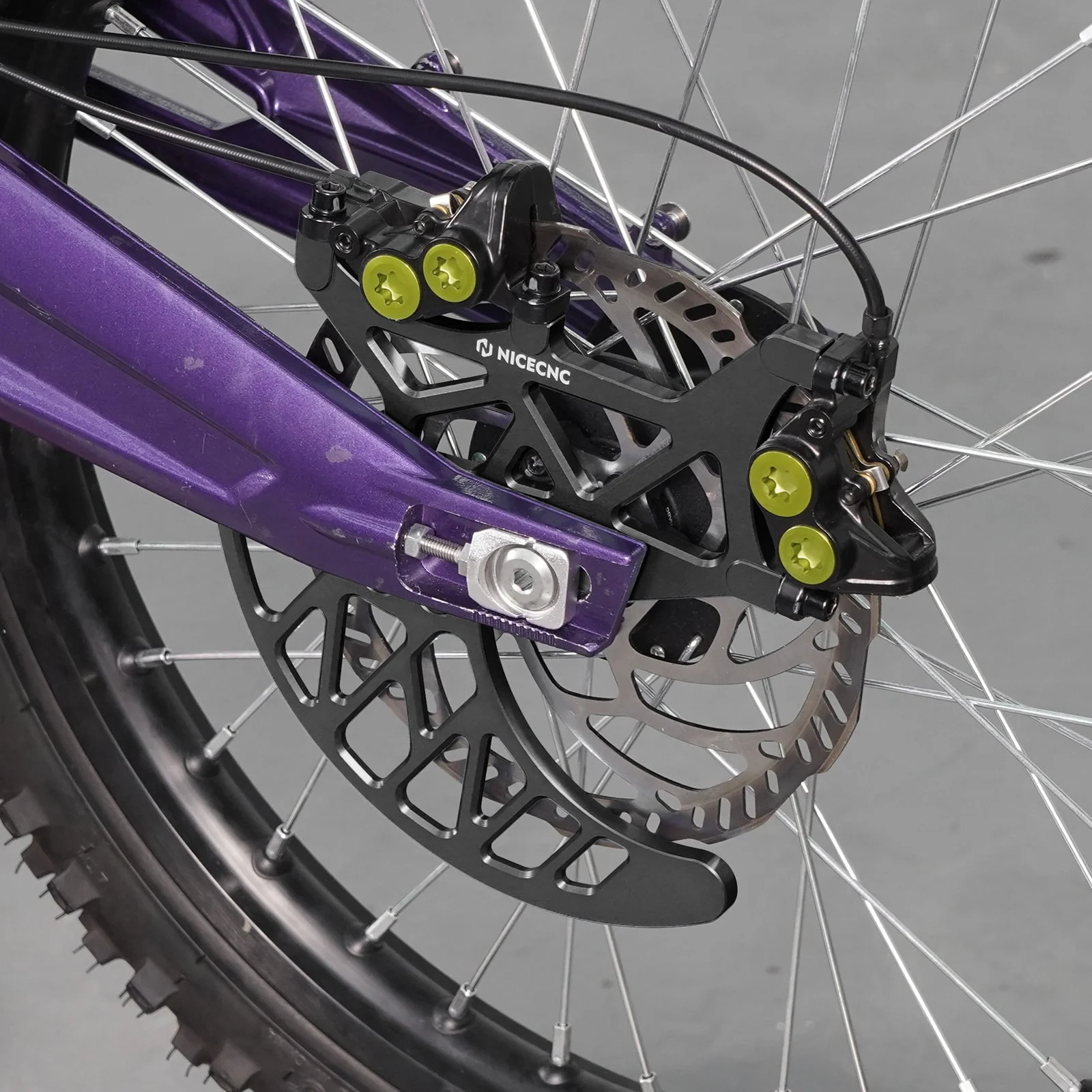 Rear Brake Disc Sprocket Caliper Guard For Surron Light Bee X/ S/ L1E Segway X160 X260 - Image 4