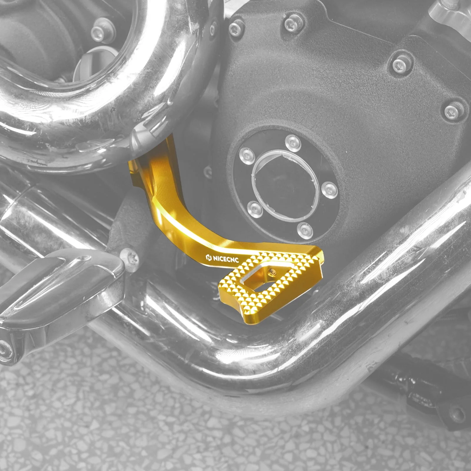 Rear Brake Pedal Lever Kit For Harley Dyna Low Rider Street Bob Super Glide - Image 15