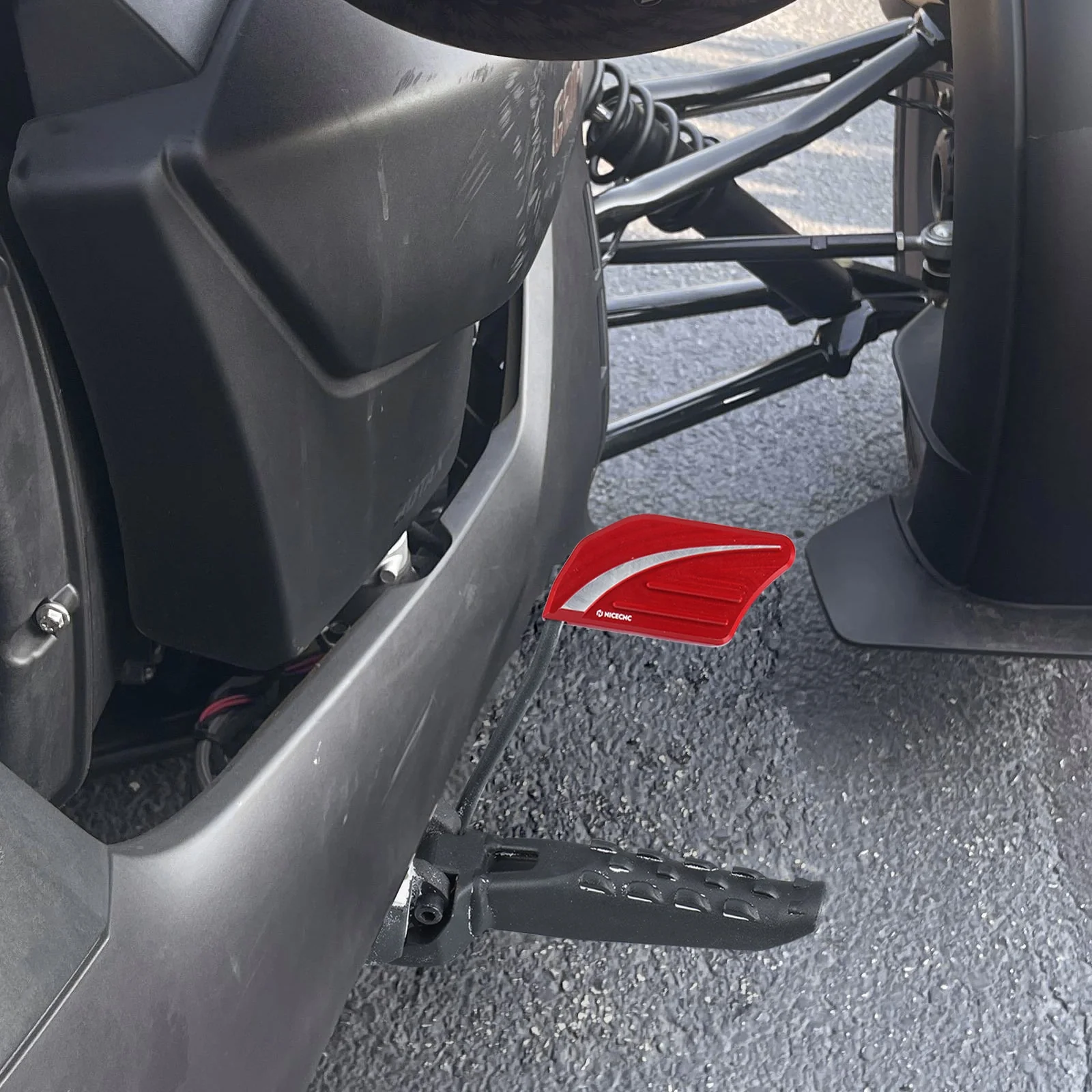 Enlarged Rear Brake Pedal Lever Peg Pad Extender For Can-Am Ryker 600 / 900 ACE - Image 2