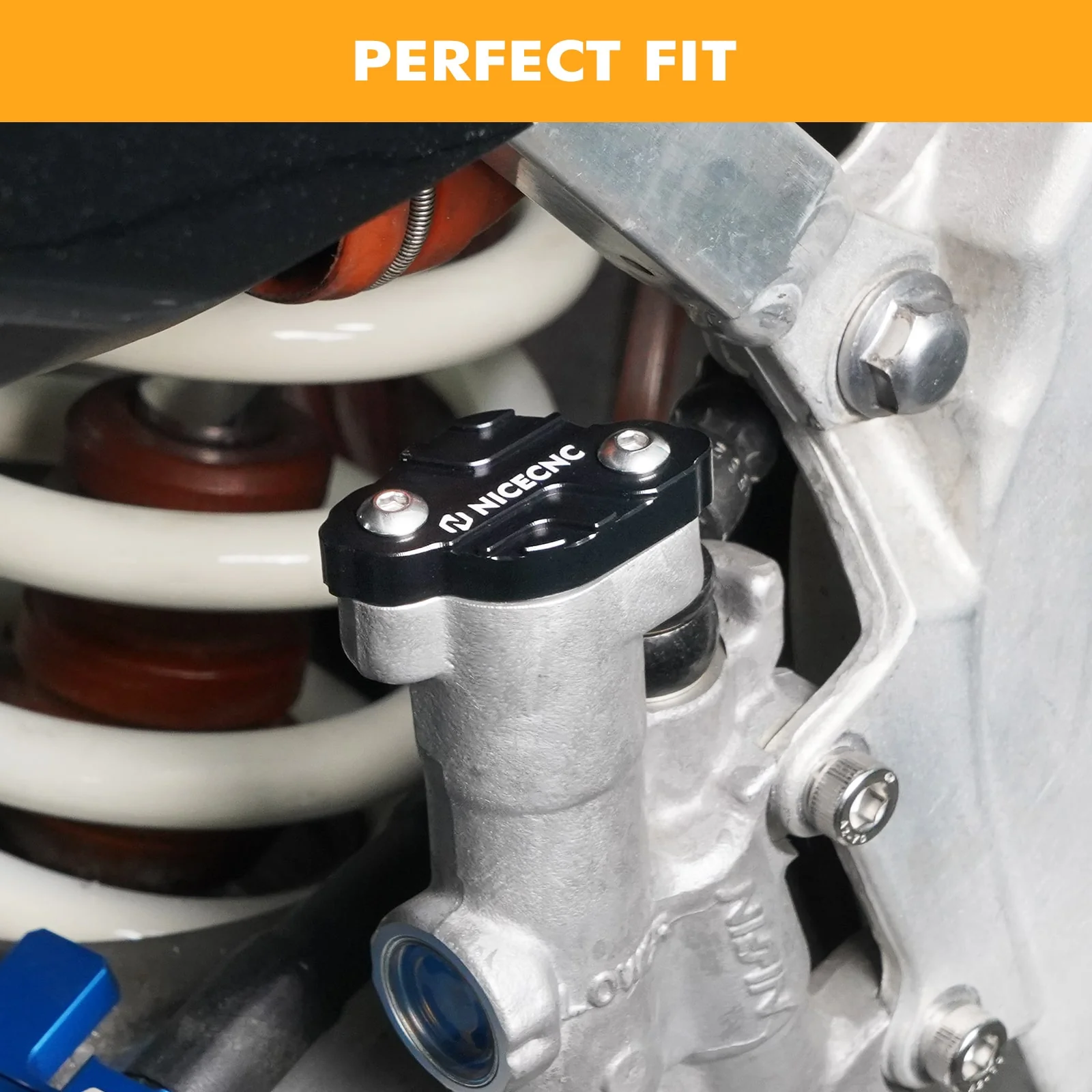 Rear Brake Reservoir Cover Cap For Yamaha YZ65 2018-2023 YZ85 2022-2023 YZ450F YZ250F WR250F WR450F 2003-2024 - Image 3