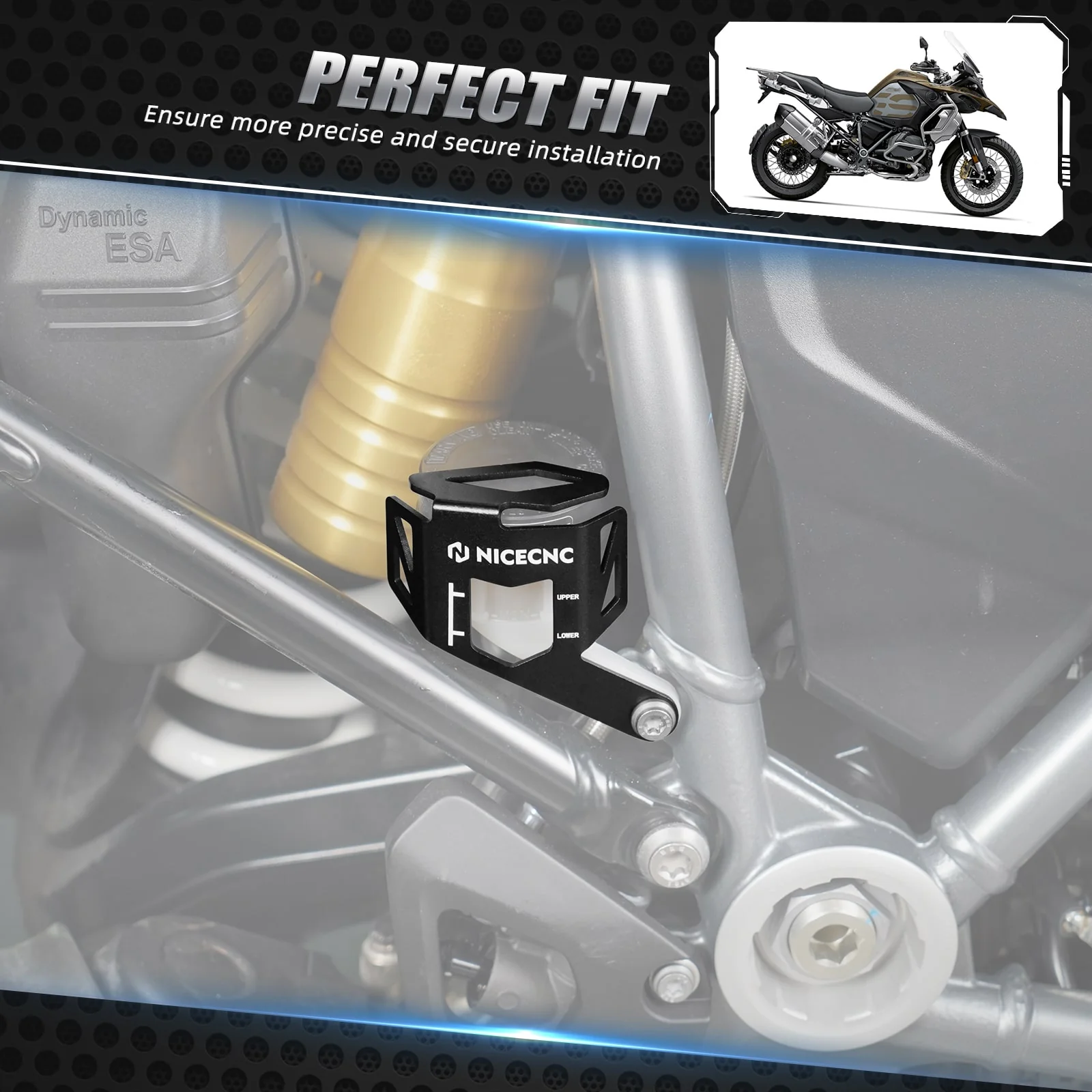Rear Brake Reservoir Guard For BMW R1250GS 2019-2023 R1200GS 2013-2018 - Image 2
