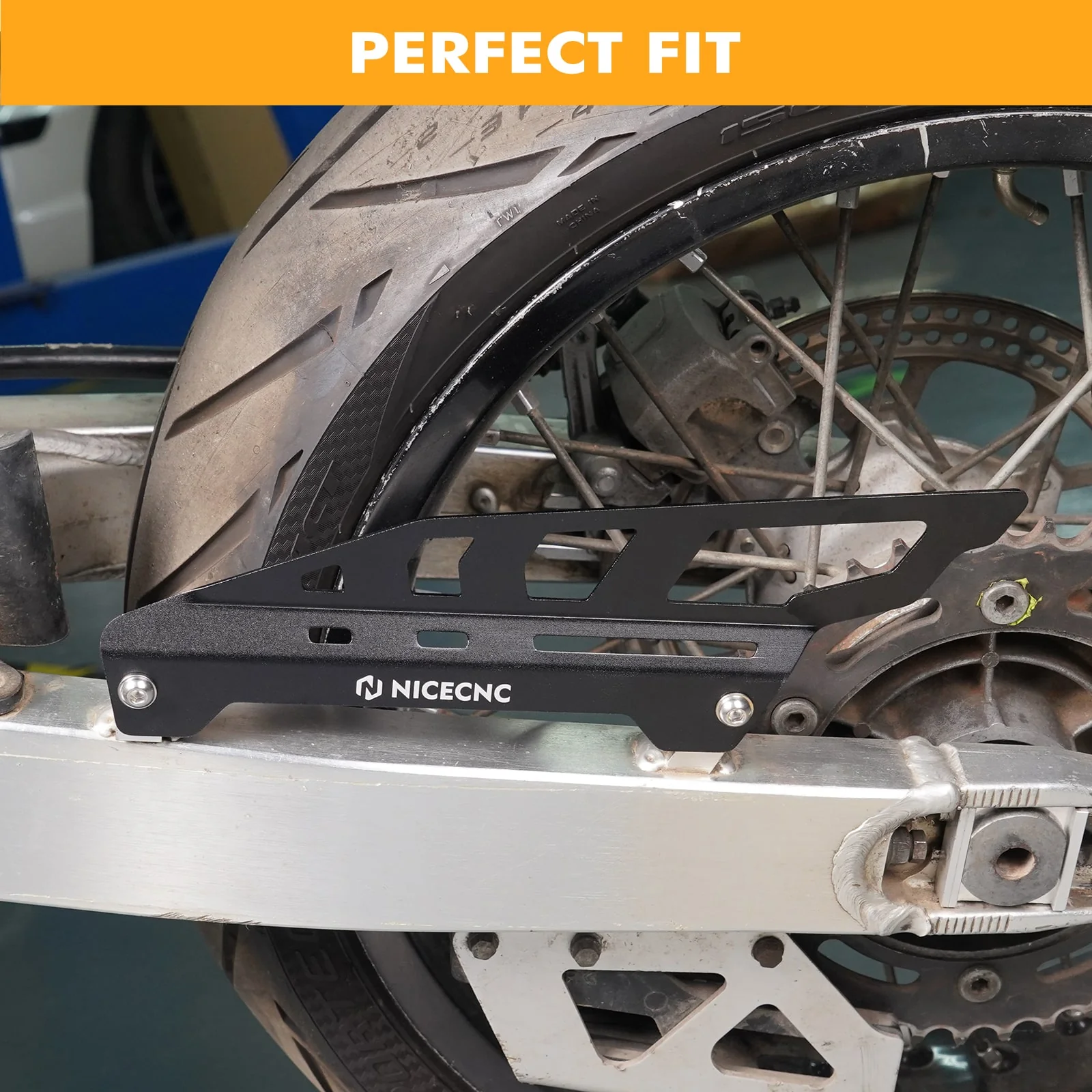 Rear Chain Guard For Suzuki DRZ400S 2000-2024 DRZ400SM GSXR600 - Image 2