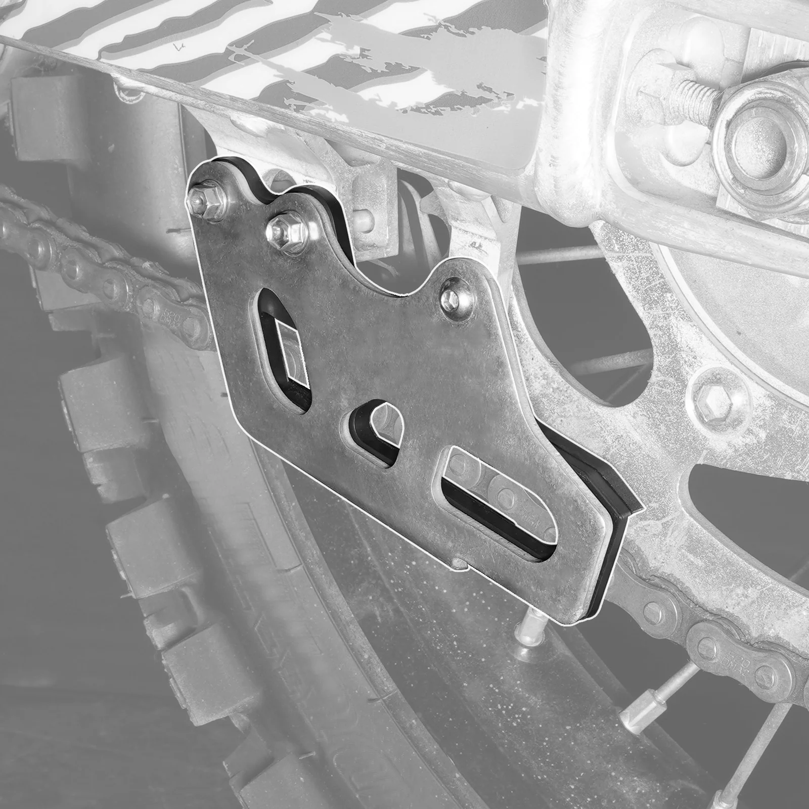 Rear Chain Guide Slider Block For Yamaha YZ250F YZ450F WR250F WR450F - Image 3