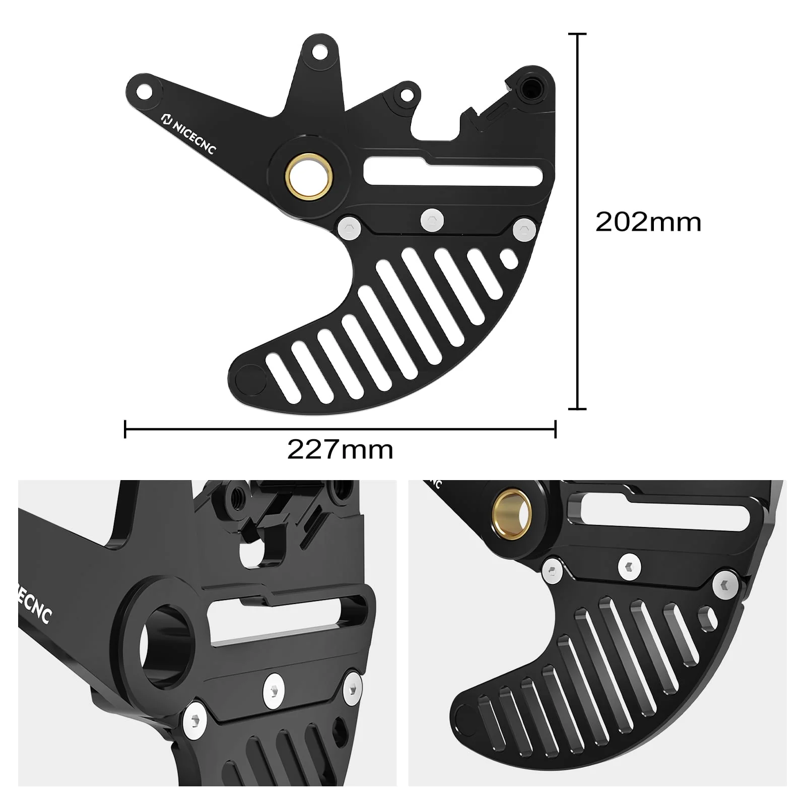 Rear Dual Calipers Brake Disc Guard For KTM 350 500 EXCF 04-24 - Image 3