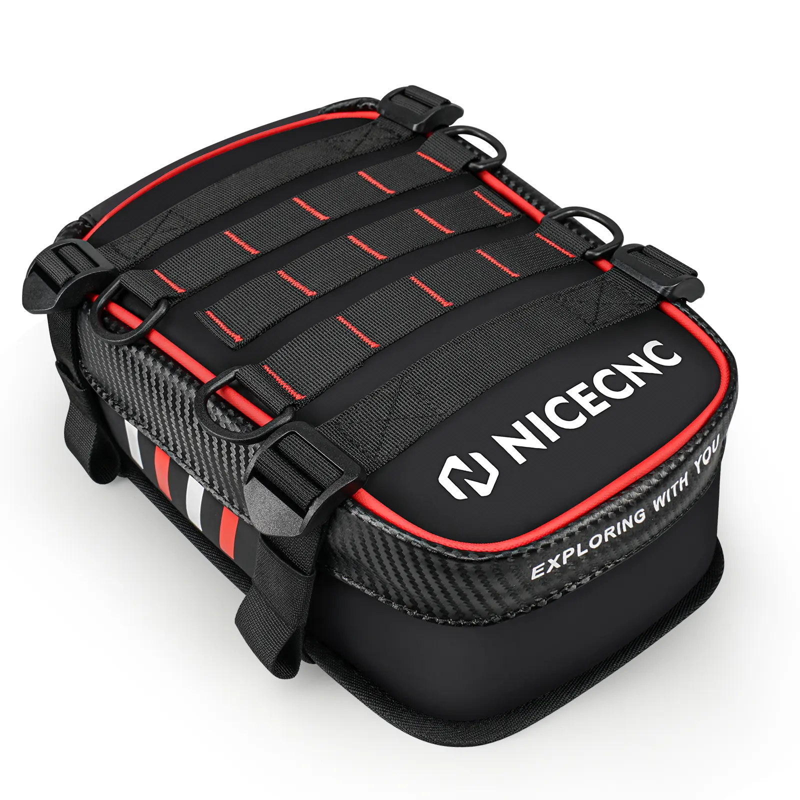 Universal Motorcycle Rear Fender Bag with Tool Roll Bag For Dirt Bike Adventure Off-road Riding - Image 17