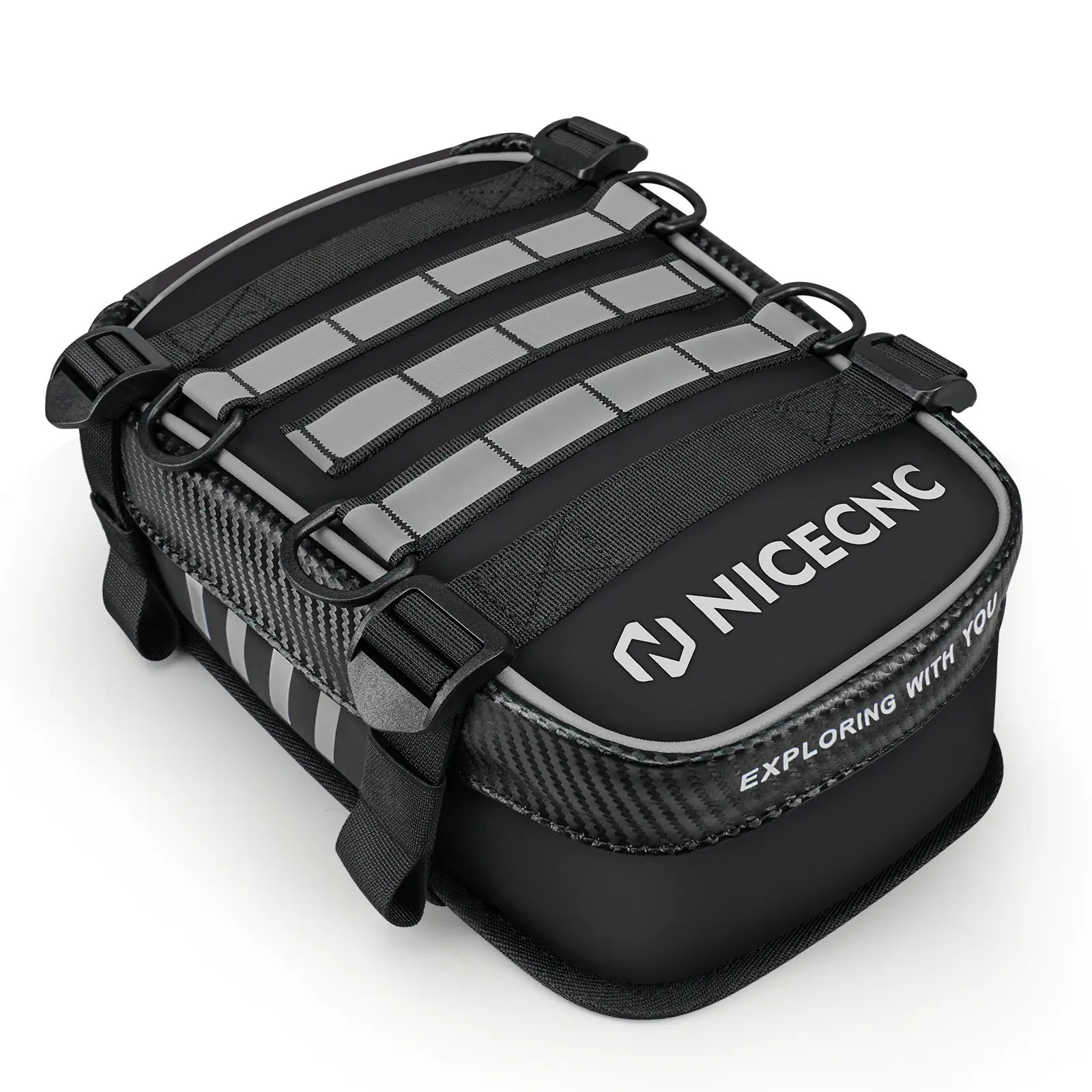 Universal Motorcycle Rear Fender Bag with Tool Roll Bag For Dirt Bike Adventure Off-road Riding - Image 4