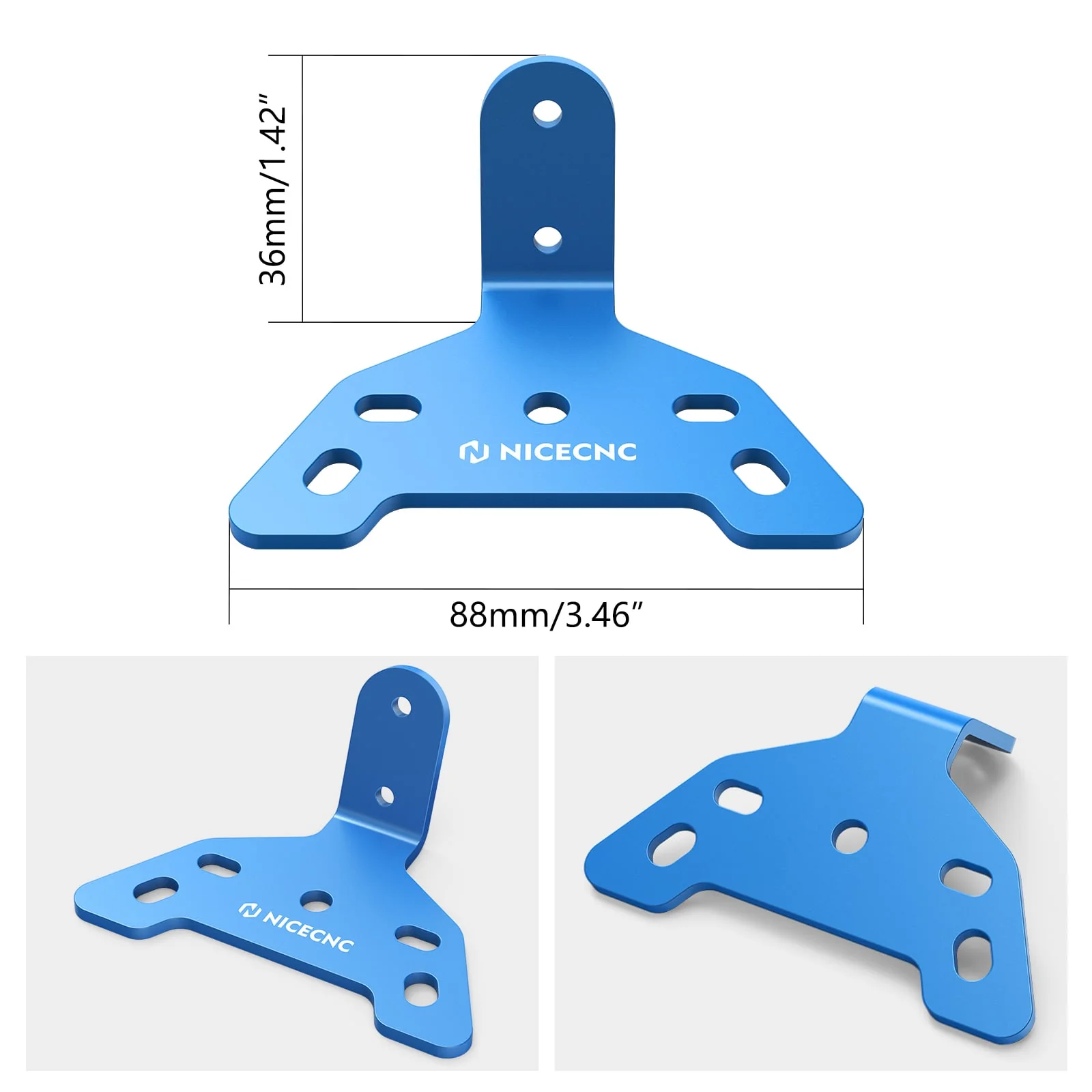 Rear Shock Fender Mud Guard & Tail Light Mount Bracket For Surron Light Bee Segway X160 X260 - Image 11