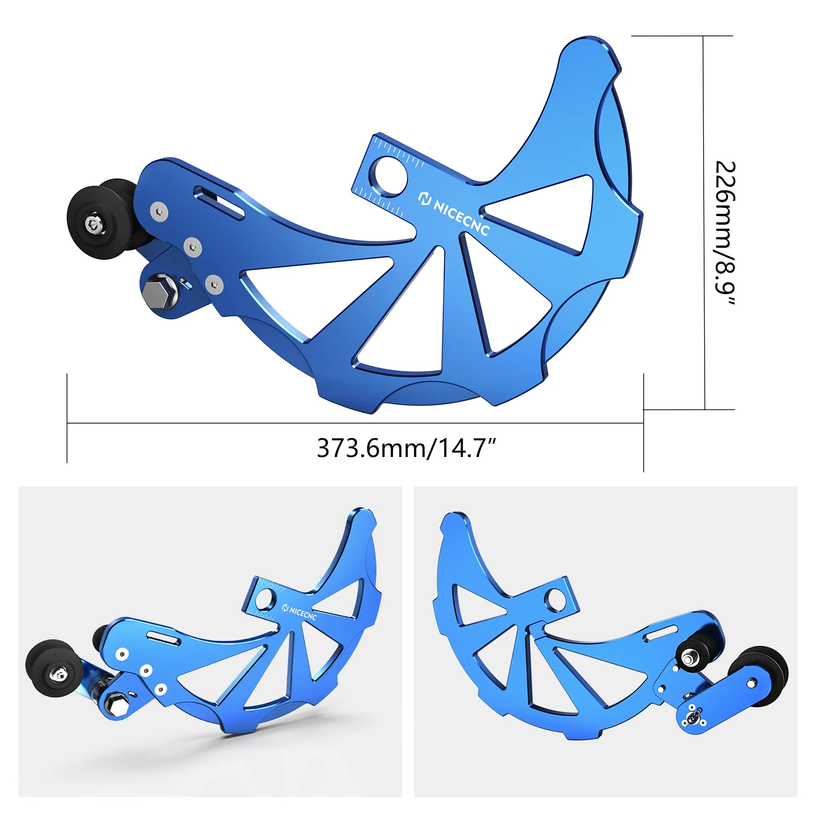 Rear Sprocket Guard Chain Tensioner Adjuster Roller For Yamaha YZ125 YZ250 2005-2024 YZ250F WR250F WR450F - Image 8