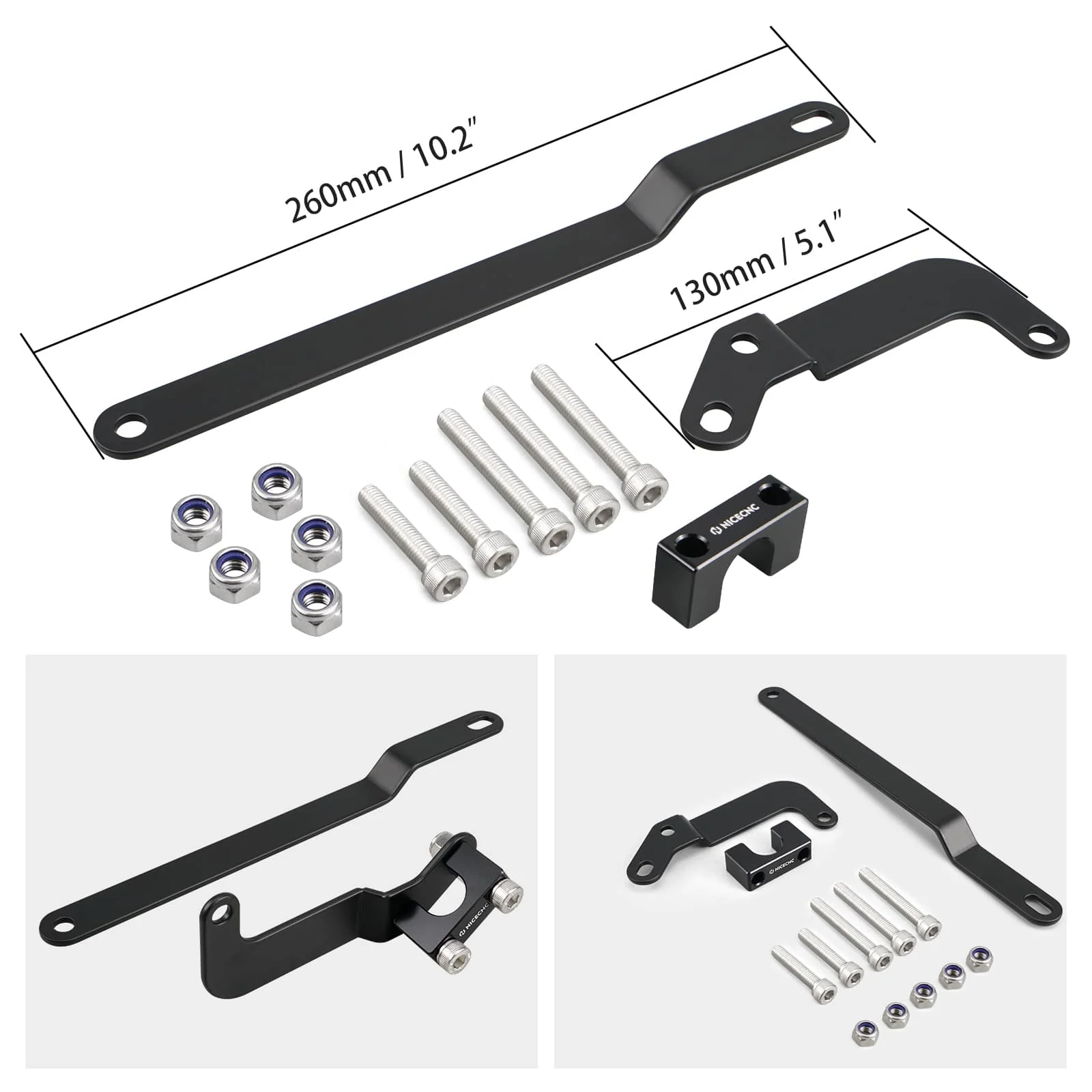 Rear Subframe Support Arm Reinforcement For Honda XR650L 1993-205 - Image 6