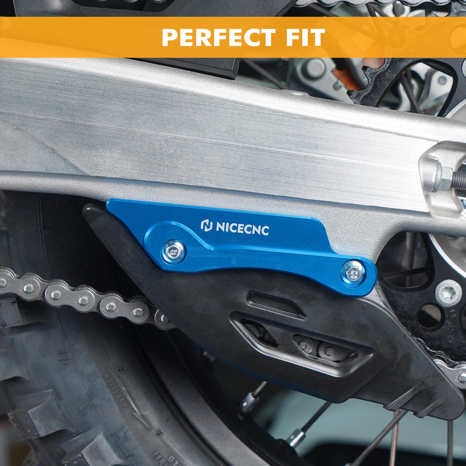 Rear Swingarm Guard For KTM 150-450 XC/SX/XCF/SXF 2023-2024 EXC/EXCF/XCW/XCWF 2024 Husqvarna GasGas - Image 2