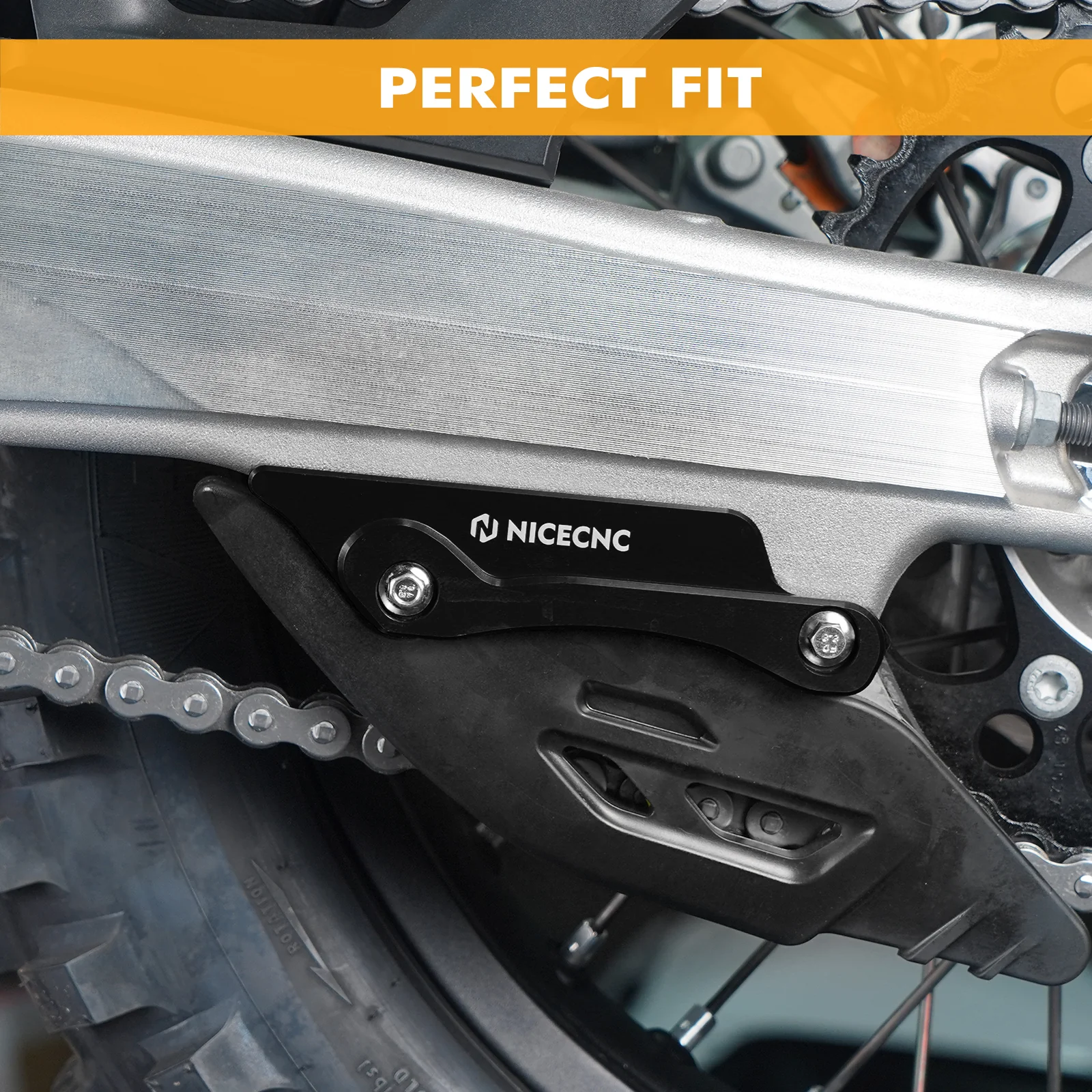 Rear Swingarm Guard For KTM 150-450 XC/SX/XCF/SXF 2023-2024 EXC/EXCF/XCW/XCWF 2024 Husqvarna GasGas - Image 3